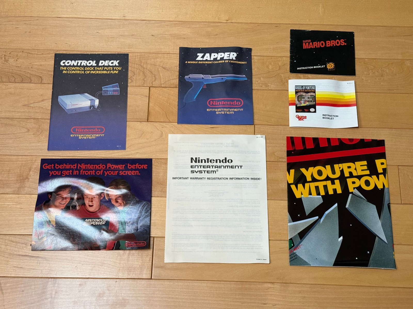 Nintendo NES Action Set CIB, Great Condition, w/ Paperwork AND MISTAKE see desc