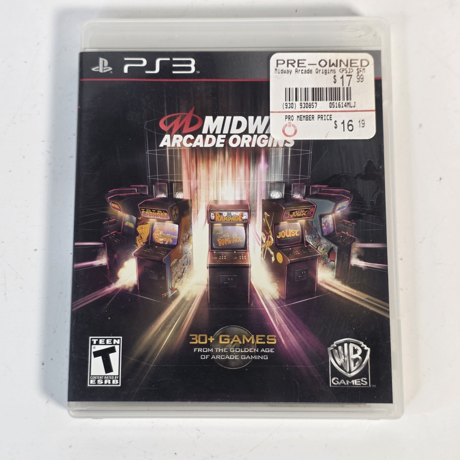 Midway Arcade Origins (Sony PlayStation 3, 2012) PS3 Complete
