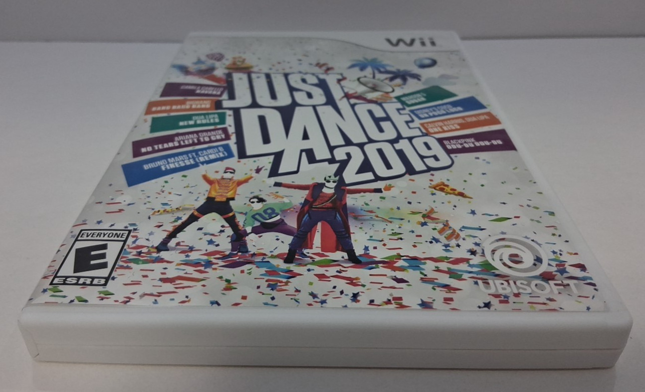 Nintendo Wii Just Dance 2019 Complete Game Case & Insert, Tested & Working