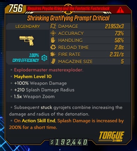 Level 72 – PC/PS4/PS5/XBOX Borderlands 3 – Zane – Moxsy BIG BANG BOYO – 10 items