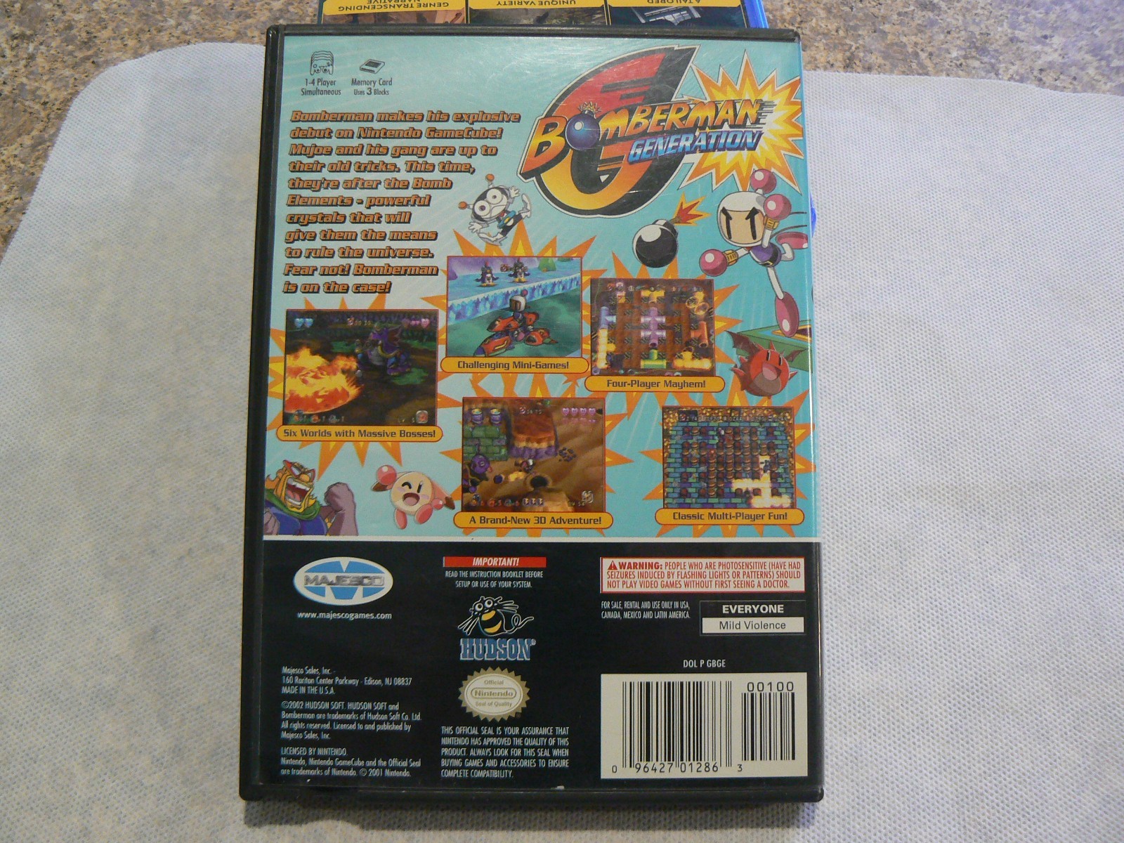Bomberman Generation (Nintendo GameCube, 2002) Complete Tested Working Perfectly