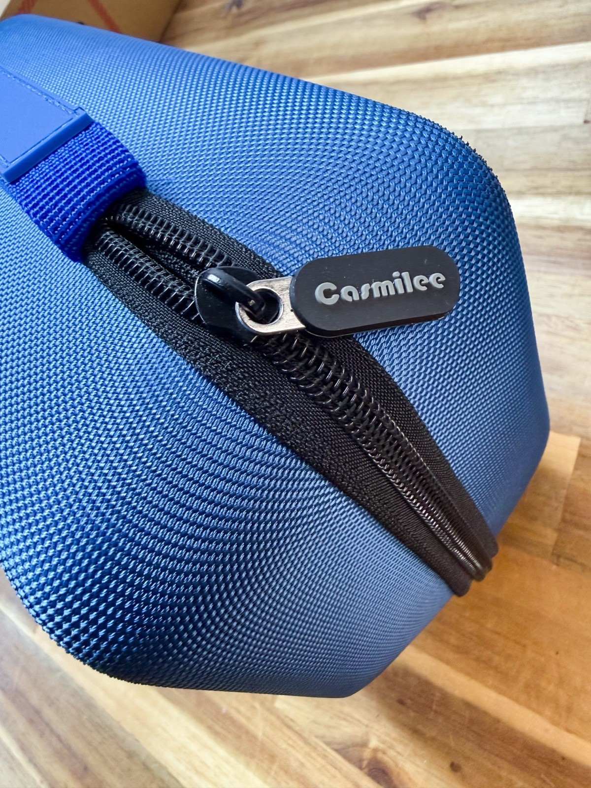 Carmilee Blue Hard Shell Case For Electronics | Portable Gaming Systems And More