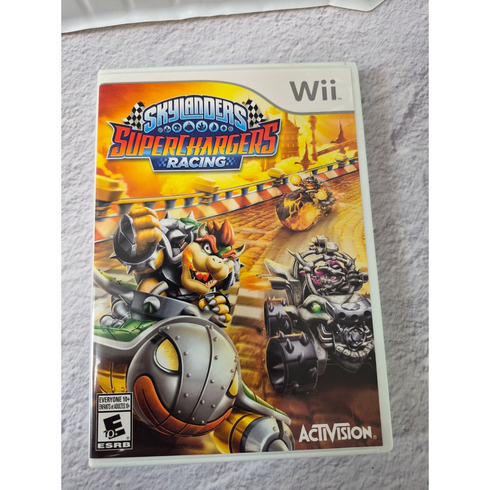 Skylanders SuperChargers Racing Starter Pack Nintendo Wii Bowser Amiibo Bundle