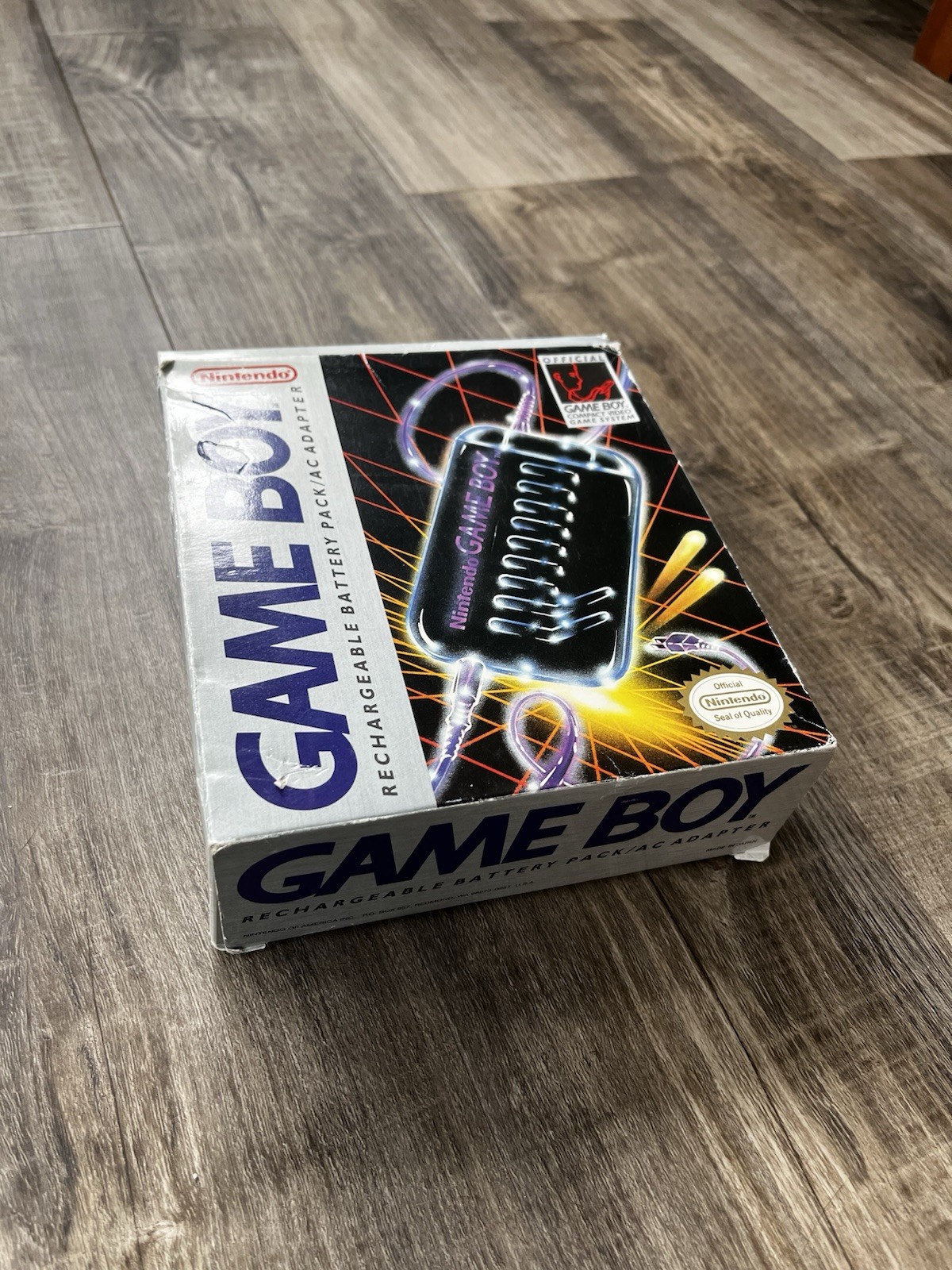 Nintendo Original Game Boy Rechargeable Battery Pack AC Adapter CIB Tested