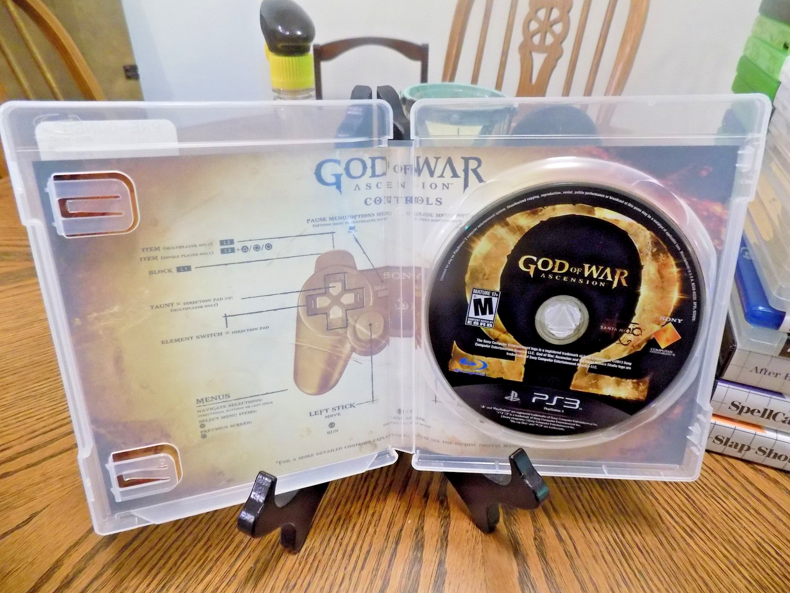 God of War Ascension game disc w/case good shape PS3 Sony PlayStation 3