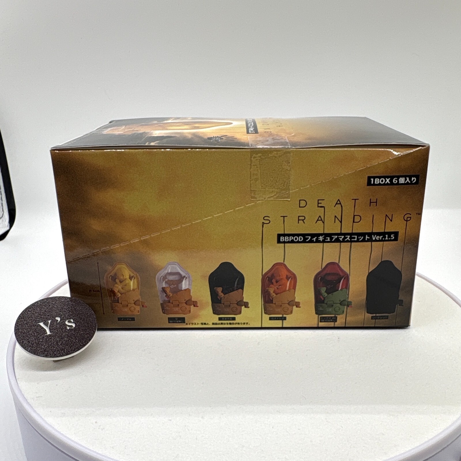 NEW DEATH STRANDING BB POD FIGURE MASCOT 6PC SET KOJIMA PRODUCTION VER. 1.5 Mini