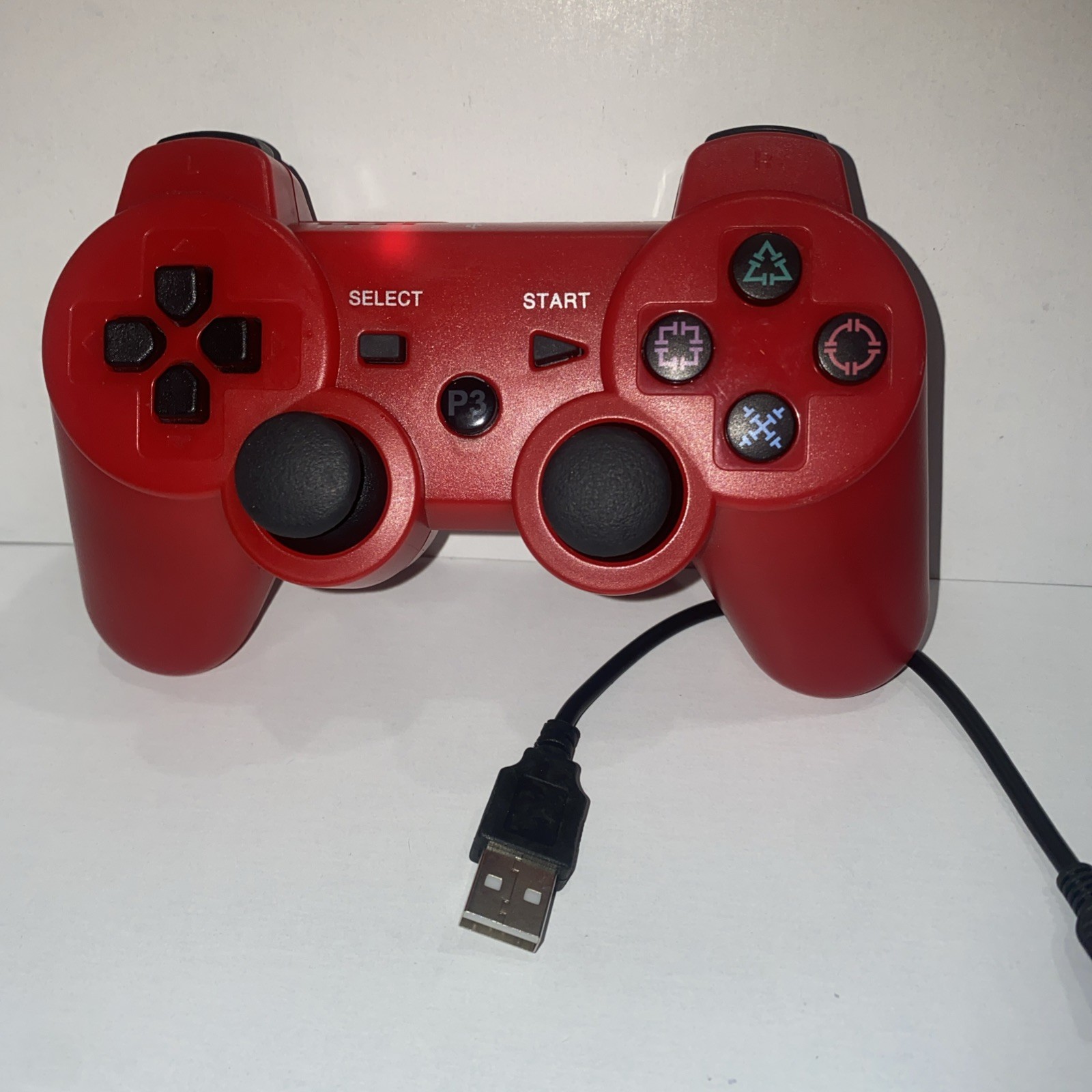 Controller for Playstation 3 Red, PS3 Controller, 3rd party wireless