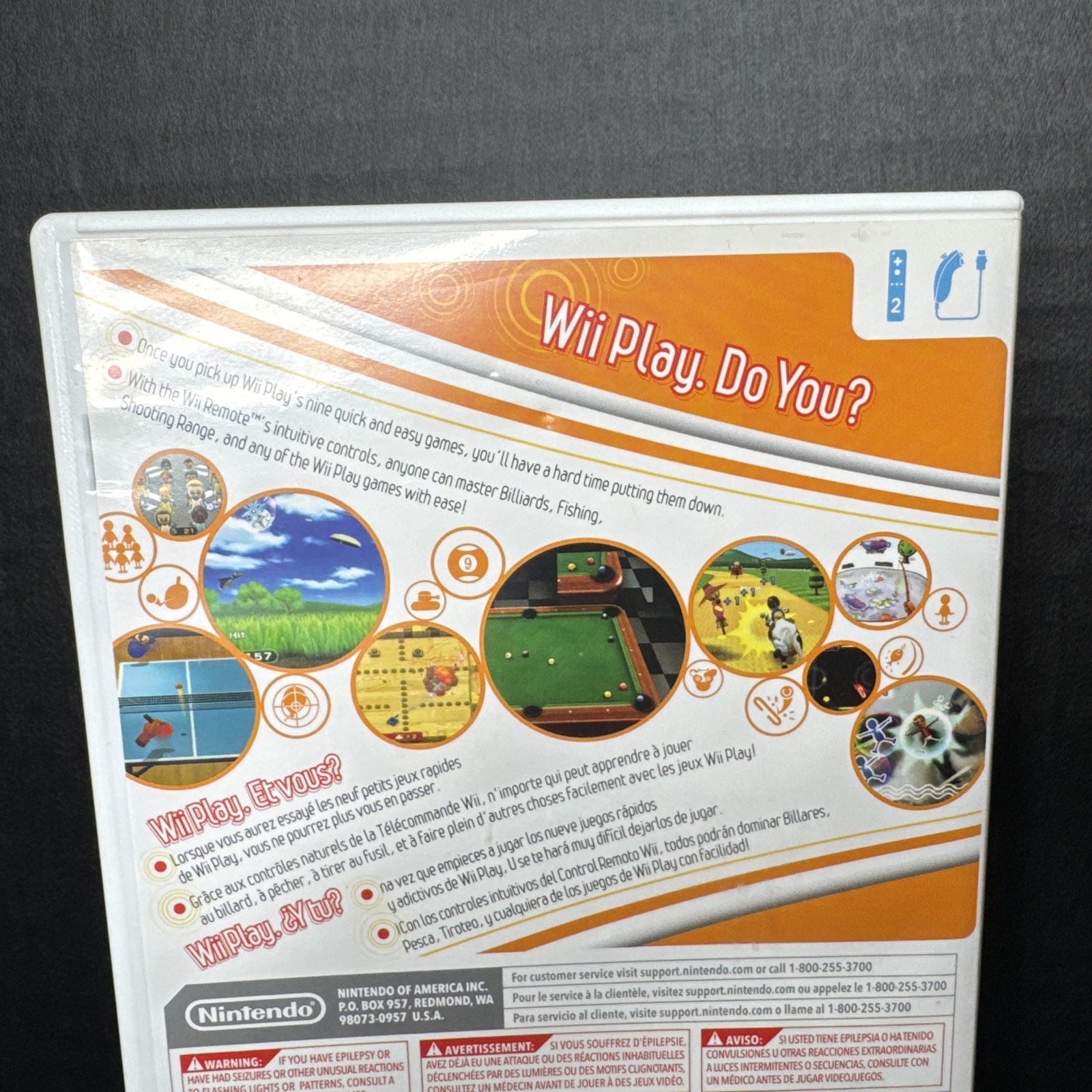 Wii Play Game Complete (Nintendo Wii) with Manual – Tested And Working
