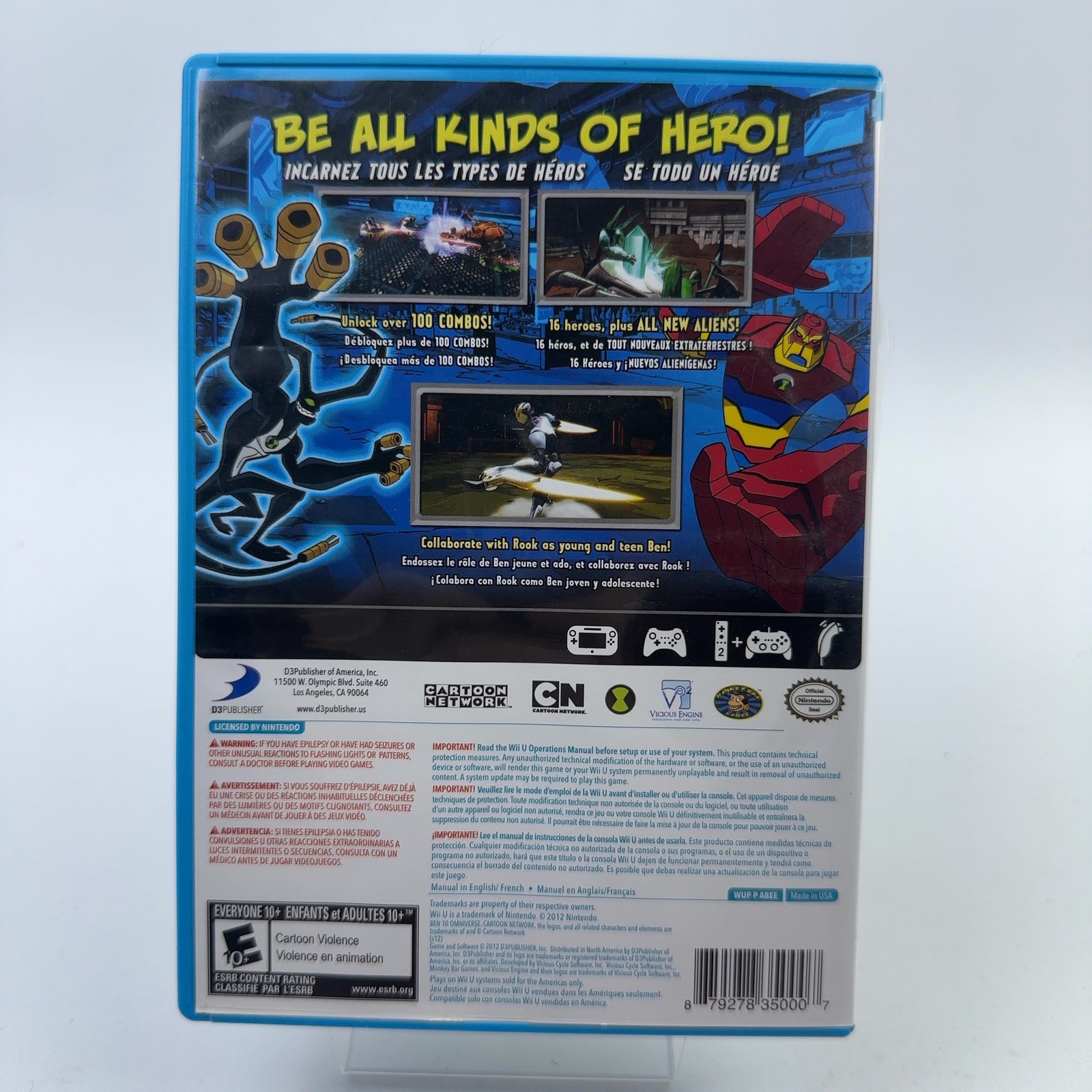 Ben 10 Omniverse (Nintendo Wii U, 2012) Complete In Box CIB