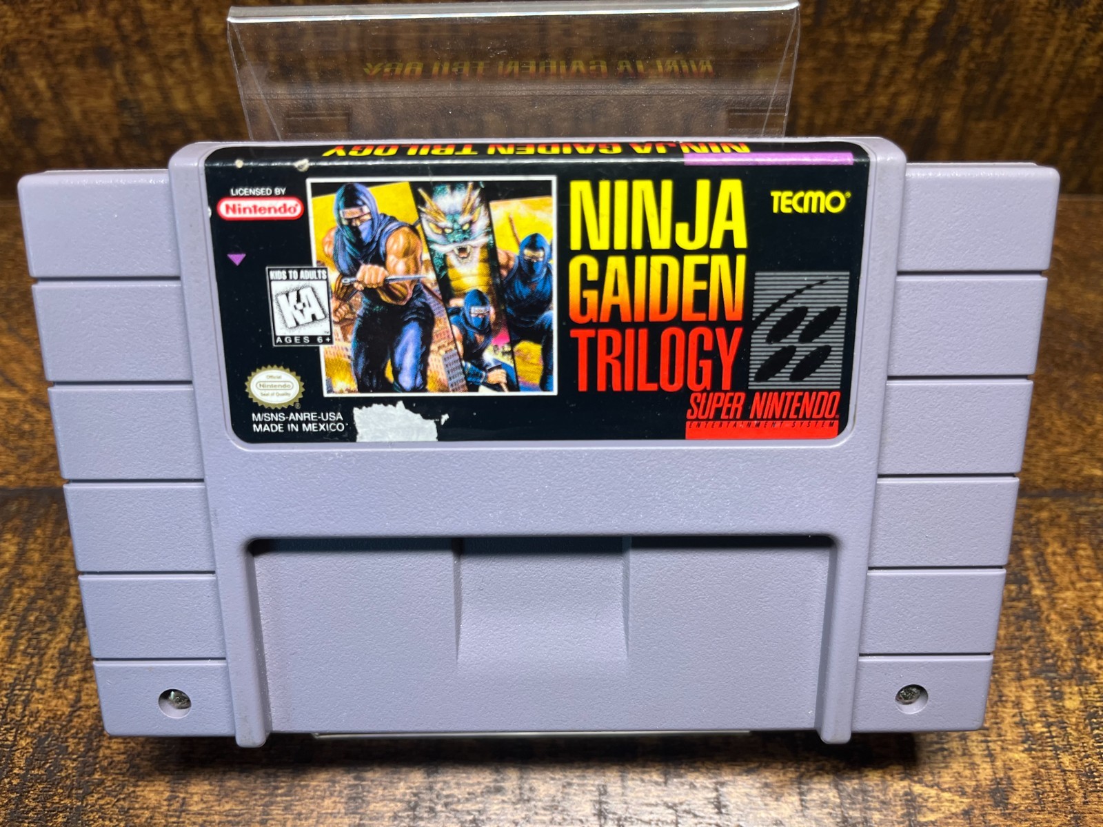 Ninja Gaiden Trilogy SNES Cartridge Loose Authentic