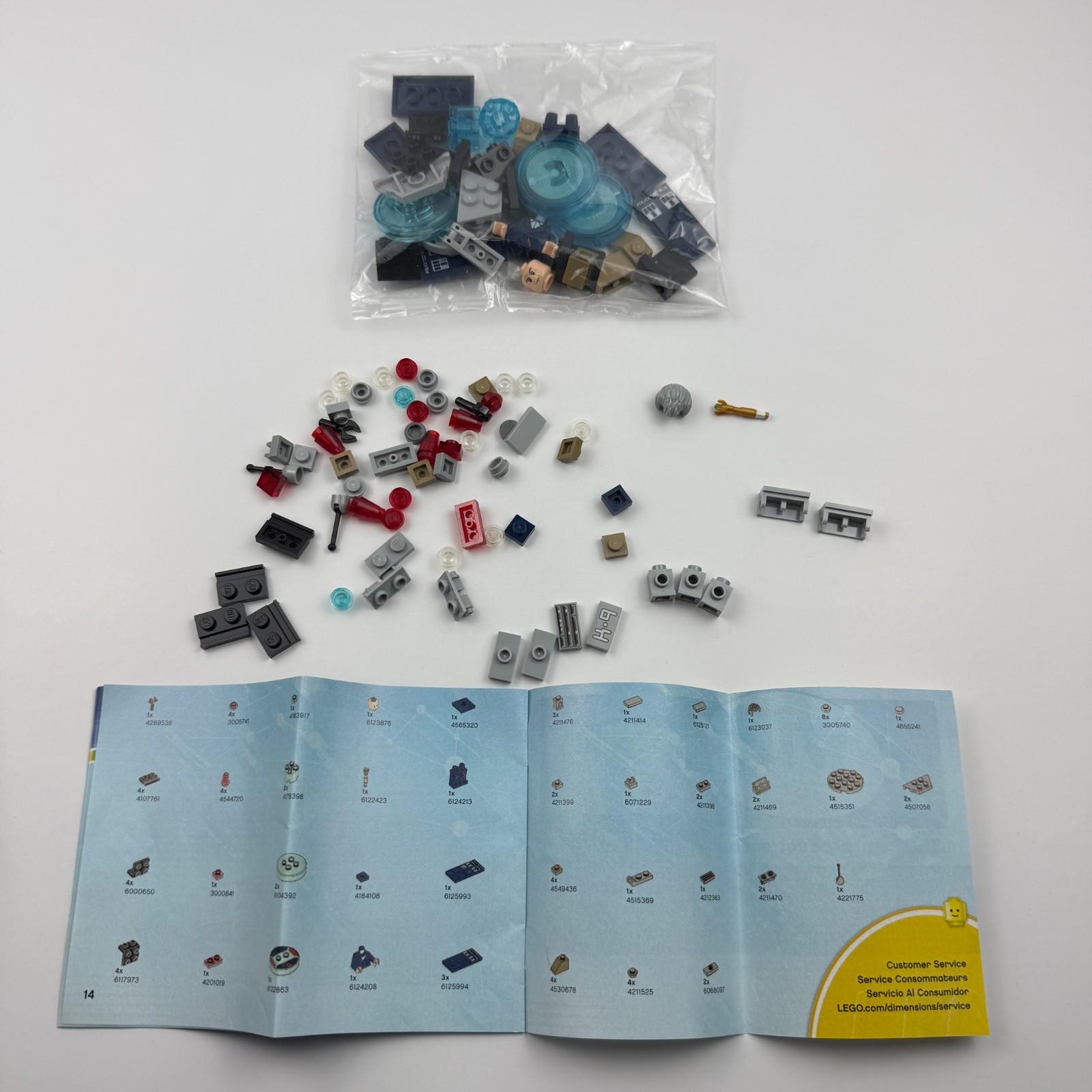 LEGO Dimensions 71204 Doctor Who – 100% Complete w/ Minifig, Tardis & K-9 NO BOX