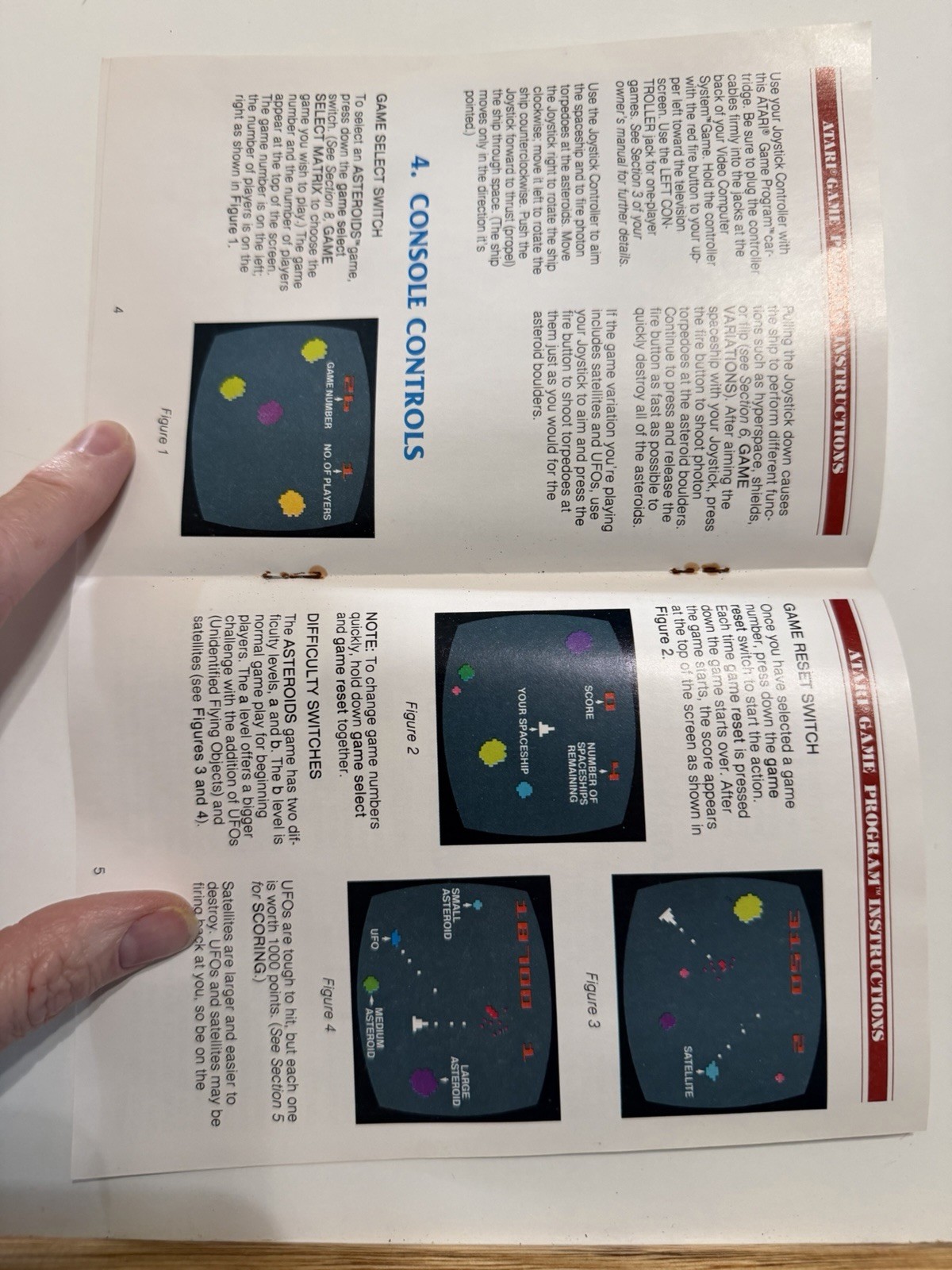 Asteroids 1981 COMPLETE w/box, Manual And Game