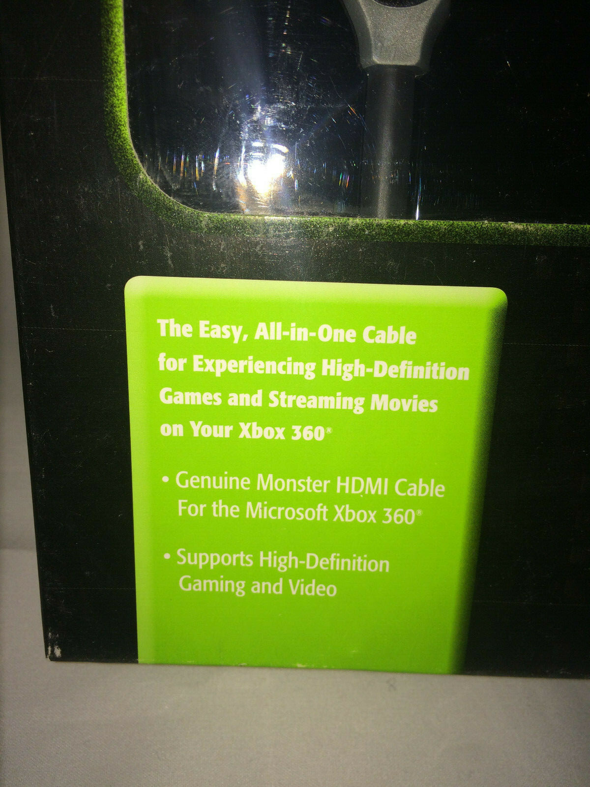 🎁 Monster Cable Game HDMI Xbox 360 LCD LED TV 8ft/2.4m 1080p HD Video Gaming 🎁