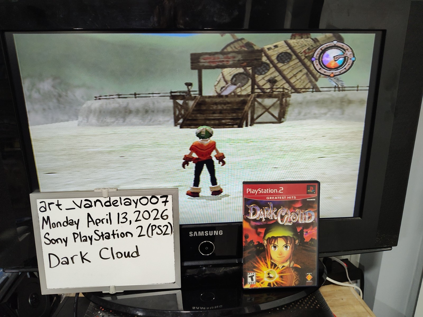 Dark Cloud (PlayStation 2 PS2, 2001) *CIB w/ Reg Card* Great Condition* Tested!