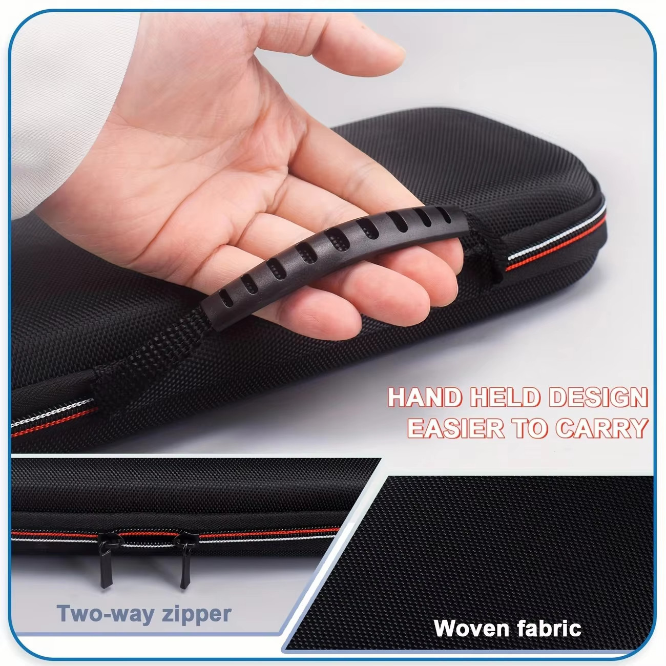 Hard Shell Travel Bag Case for Switch 2 Portable Storage Black