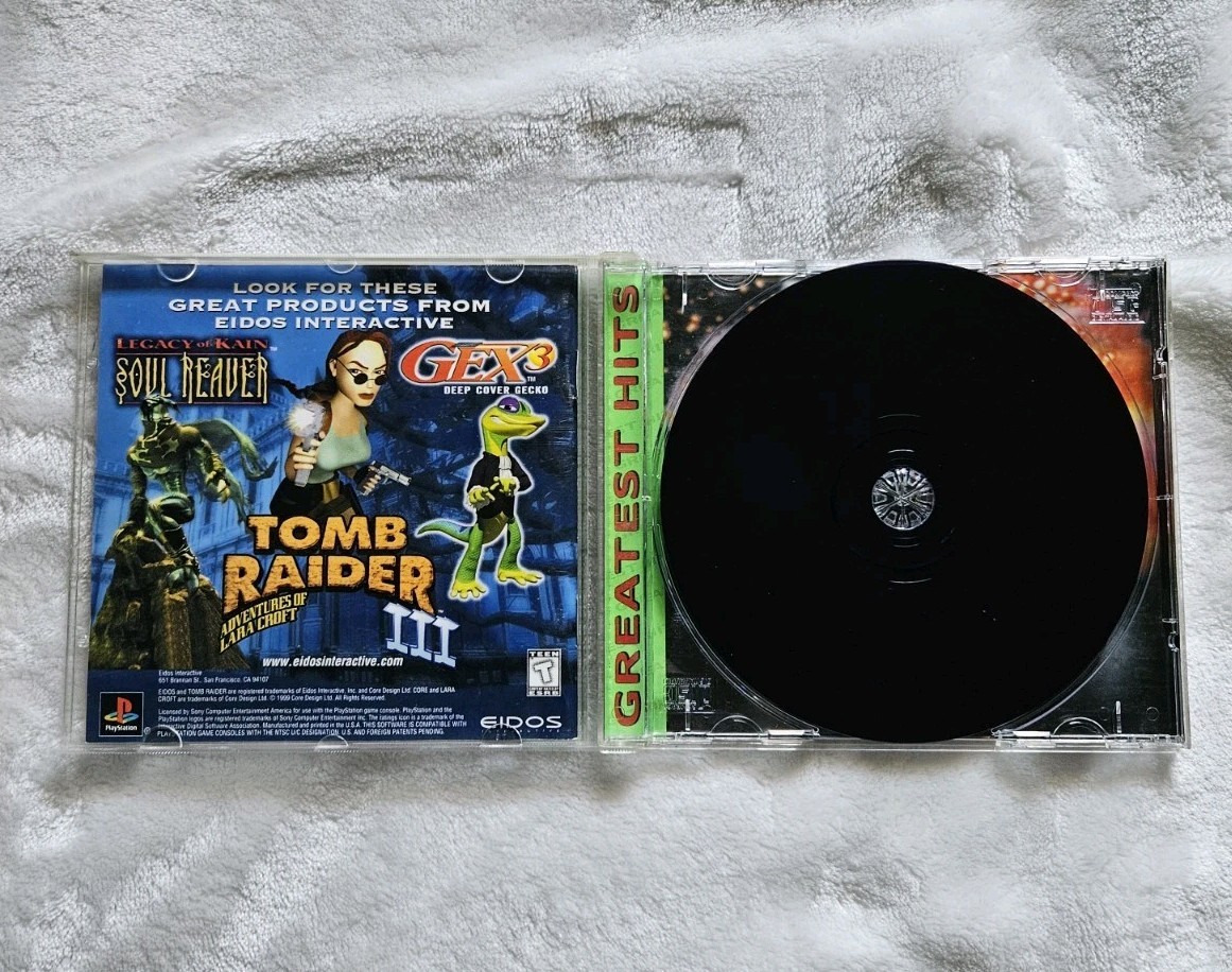 Eidos Interactive Tomb Raider II Greatest Hits PS1 1997 T-Teen NTSC-U/C