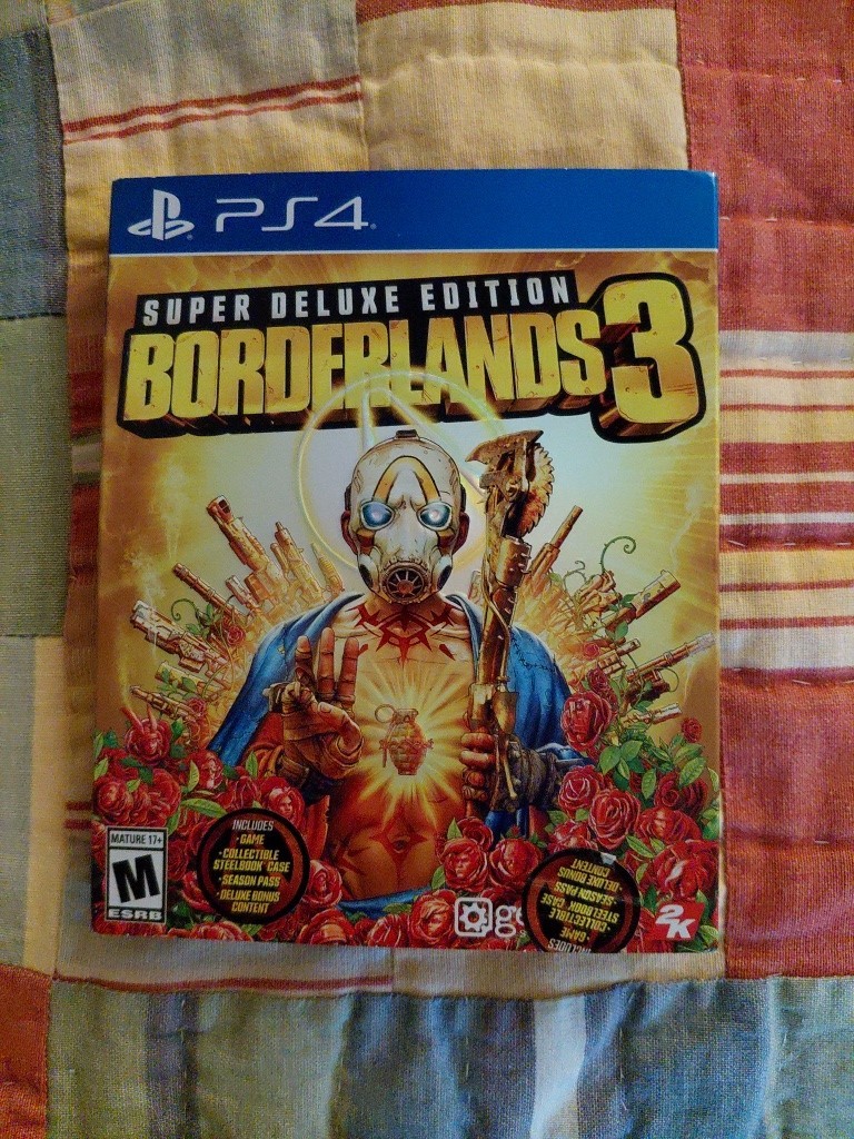 2k Playstation 4 Borderlands 3 Super Deluxe Ed SW *free ship (New)…unopened