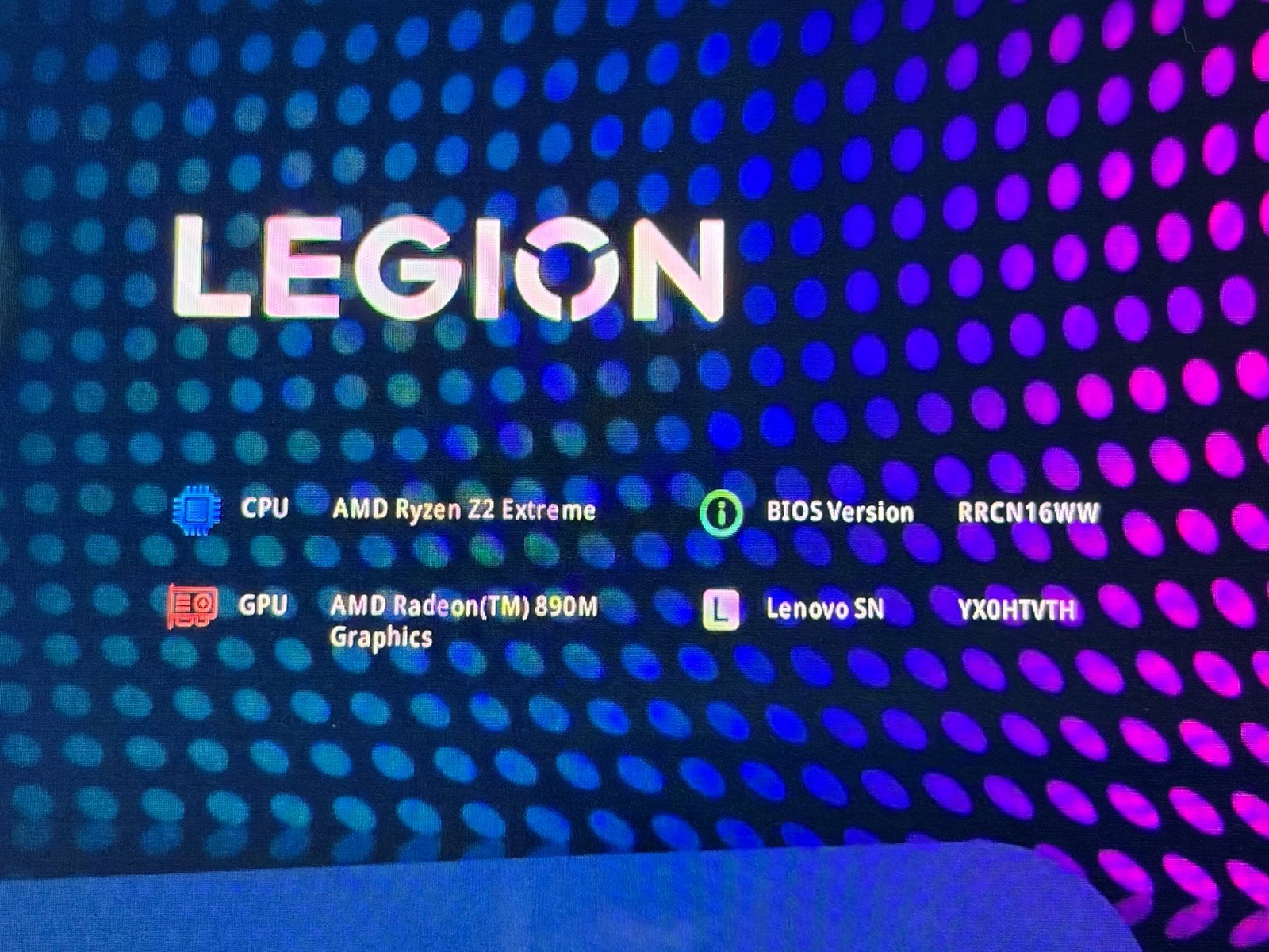 Legion Go 2 with Z2 Extreme, 32 GB RAM, 1TB HD, OLED (In Hand) MINT