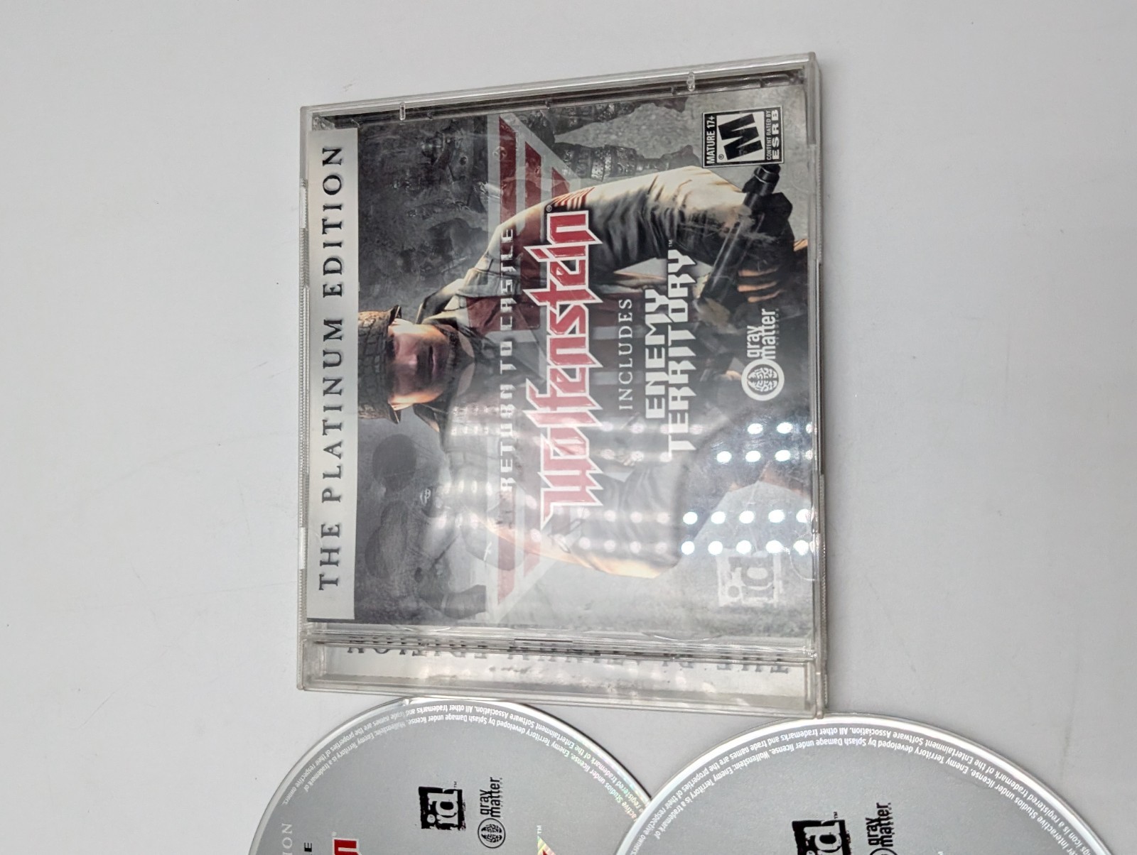 Return To Castle Wolfenstein [Platinum Edition] Enemy Territory, With Key VG+