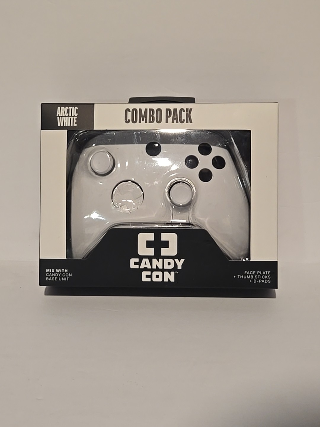 Candy Con Nintendo Switch Controller Face Plate Arctic White