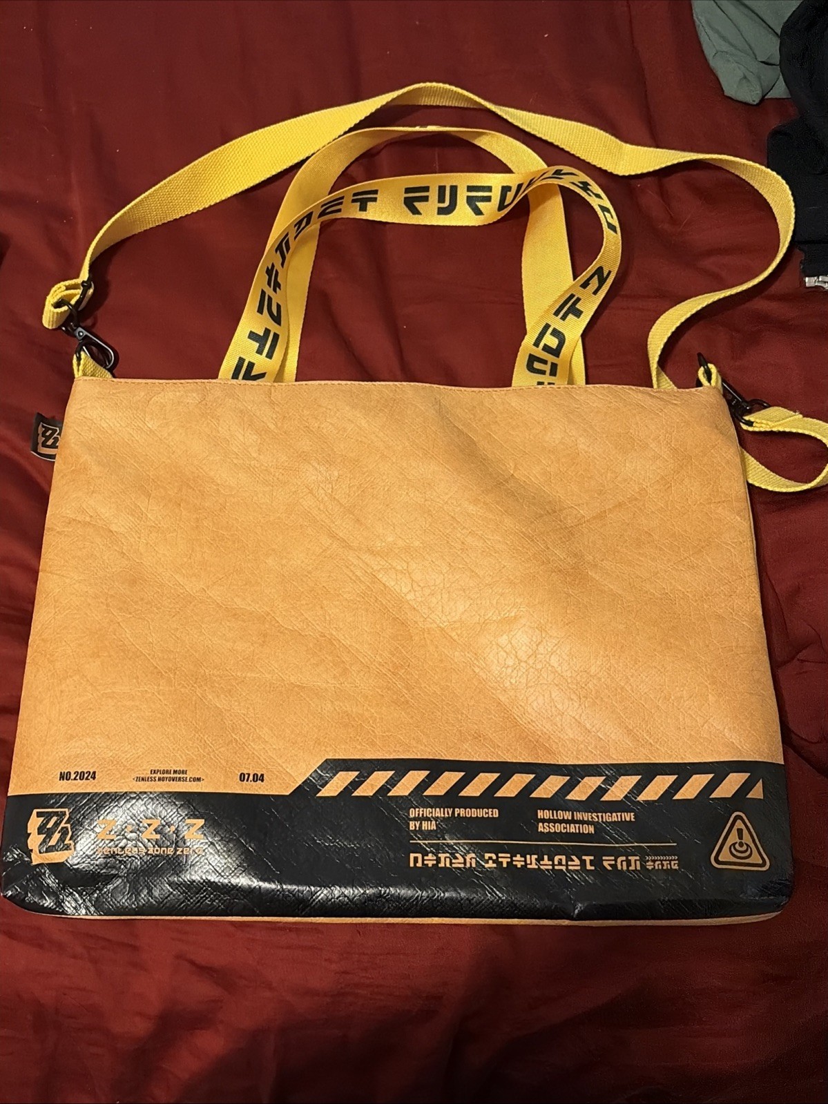 Zenless Zone Zero Investigation Guide Limited Edition Tyvek Messenger Bag