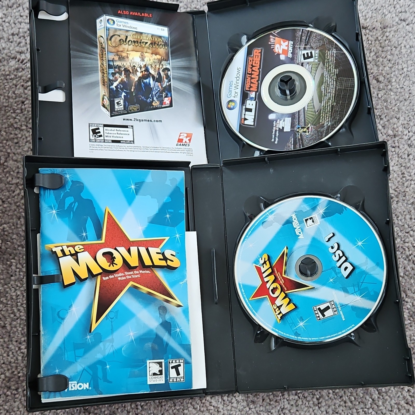 Activision The Movies PC Simulation (T-Teen) Life Sim Game Complete w/ Manual