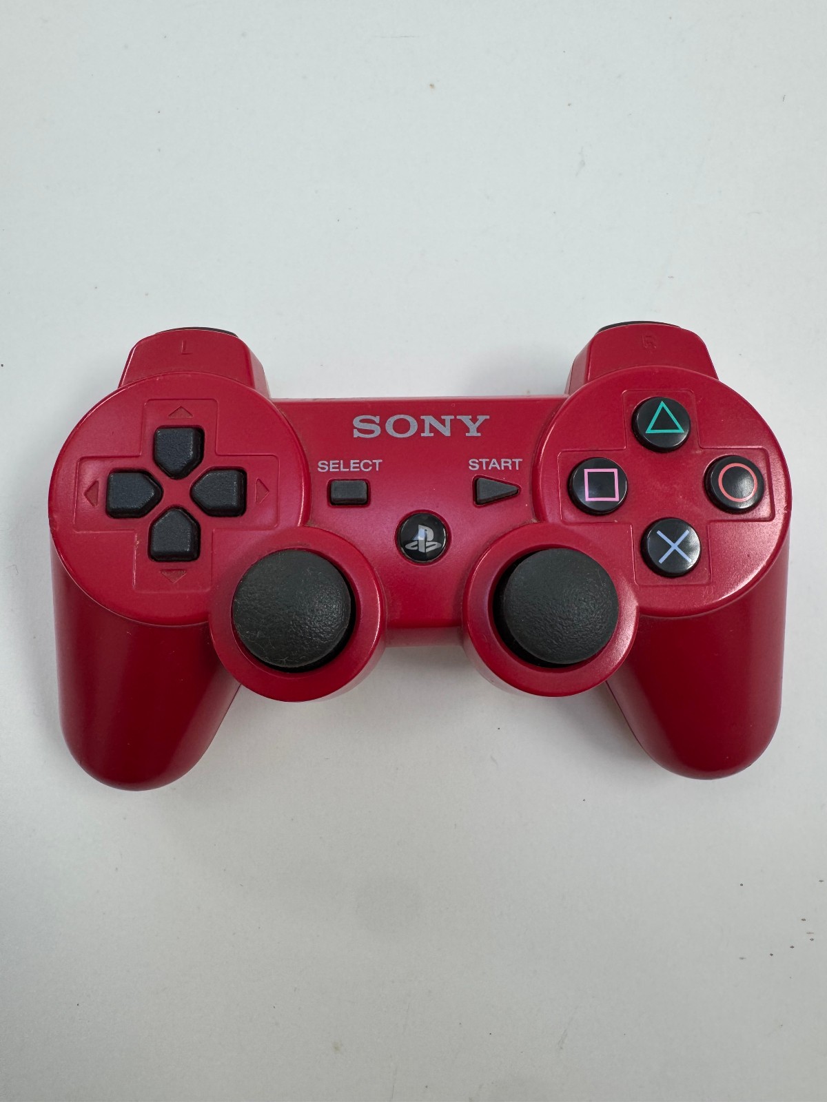 Sony PlayStation 3 PS3 Dualshock 3 Controller Red – Gently Used