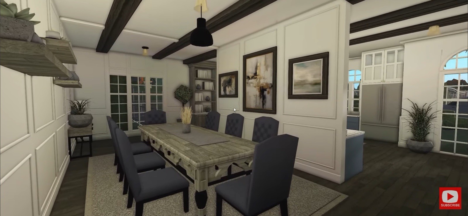 FAMILY MANSION BLOXBURG.CHECK DESCRIP.FAST BUILDER FOR AFFORDABLE PRICE