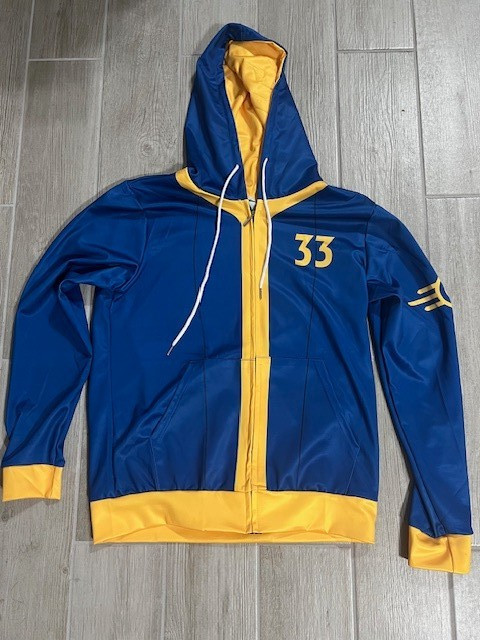 Fallout Vault 33 hoodie men women unisex novelty Size L cosplay shirt Costume