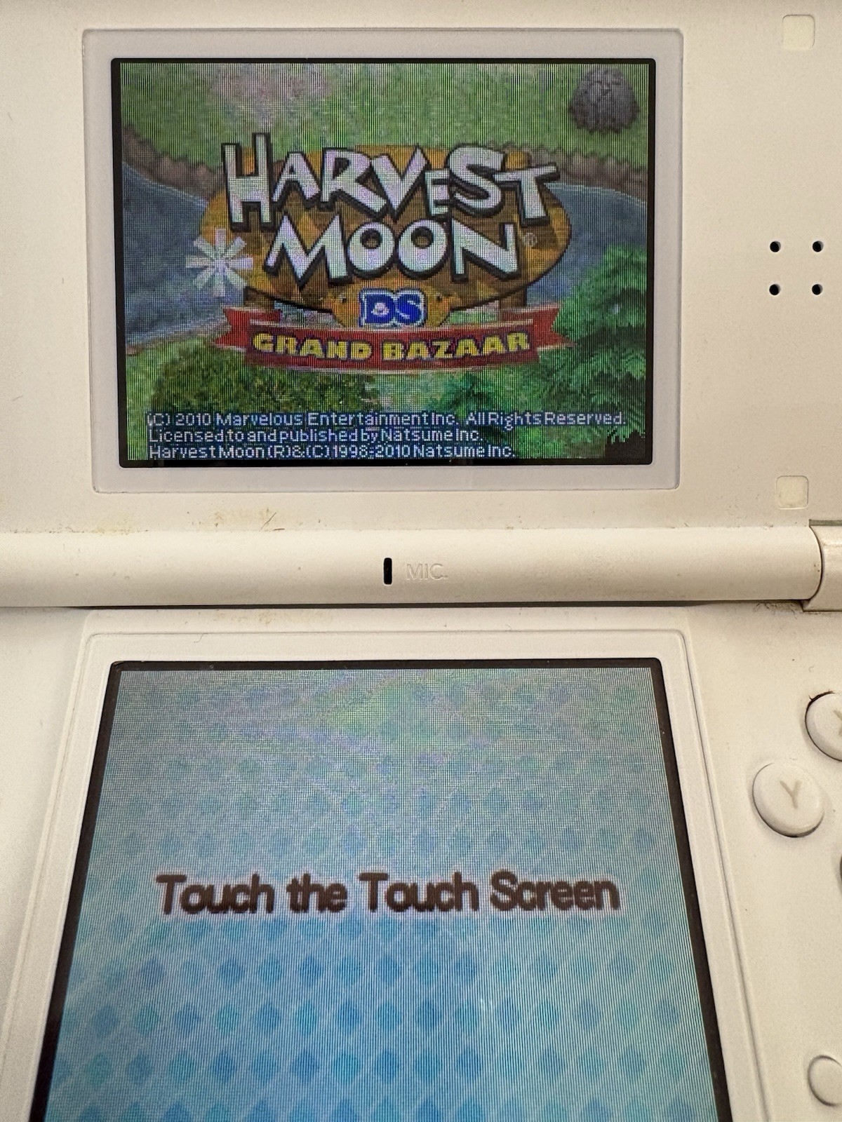 Nintendo Ds Harvest Moon Grand Bazaar Tested Complete Box