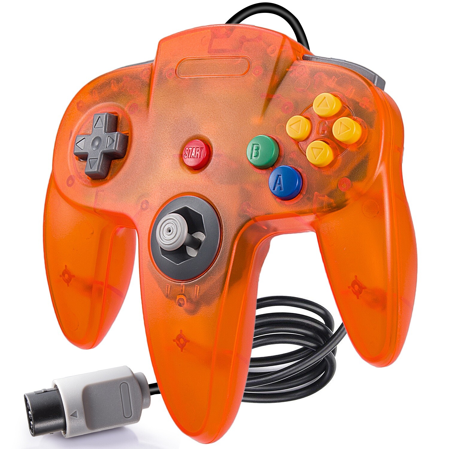 Wired N64 Controller Joystick Compatible with Nintendo 64 N64 Video Game Console