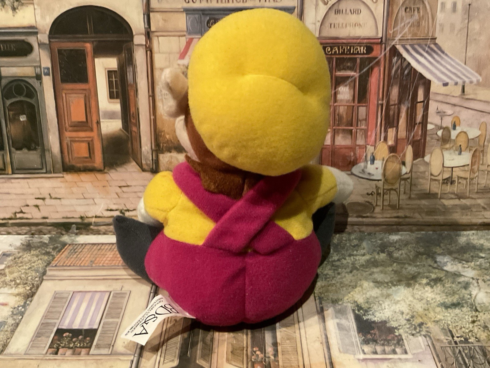 VINTAGE 1997 BD&A NINTENDO MARIO 64 “WARIO “ BEANIE PLUSH DOLL W/HANG TAG(READ)