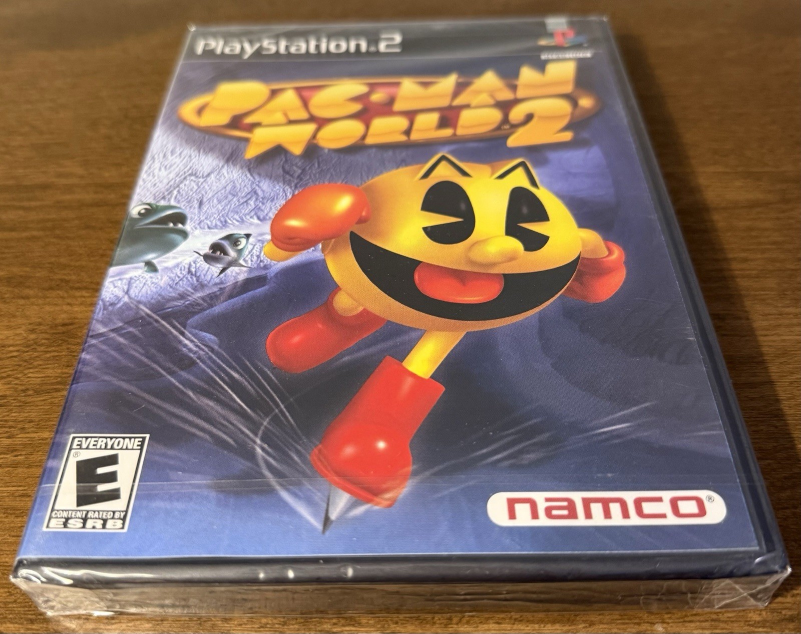 Pac Man World 2 (Sony PlayStation 2, 2002) Brand New Sealed Black Label Hang Tab