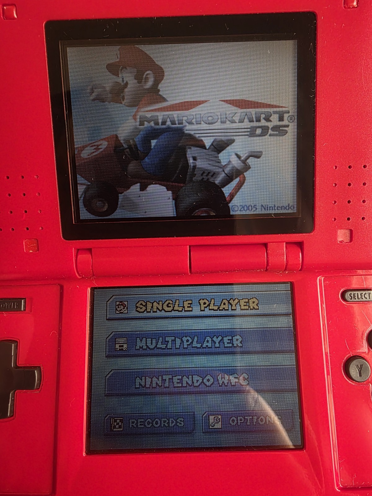 Nintendo DS Fat/Original NTR-001 Red – Tested With Charger Has Some Wear