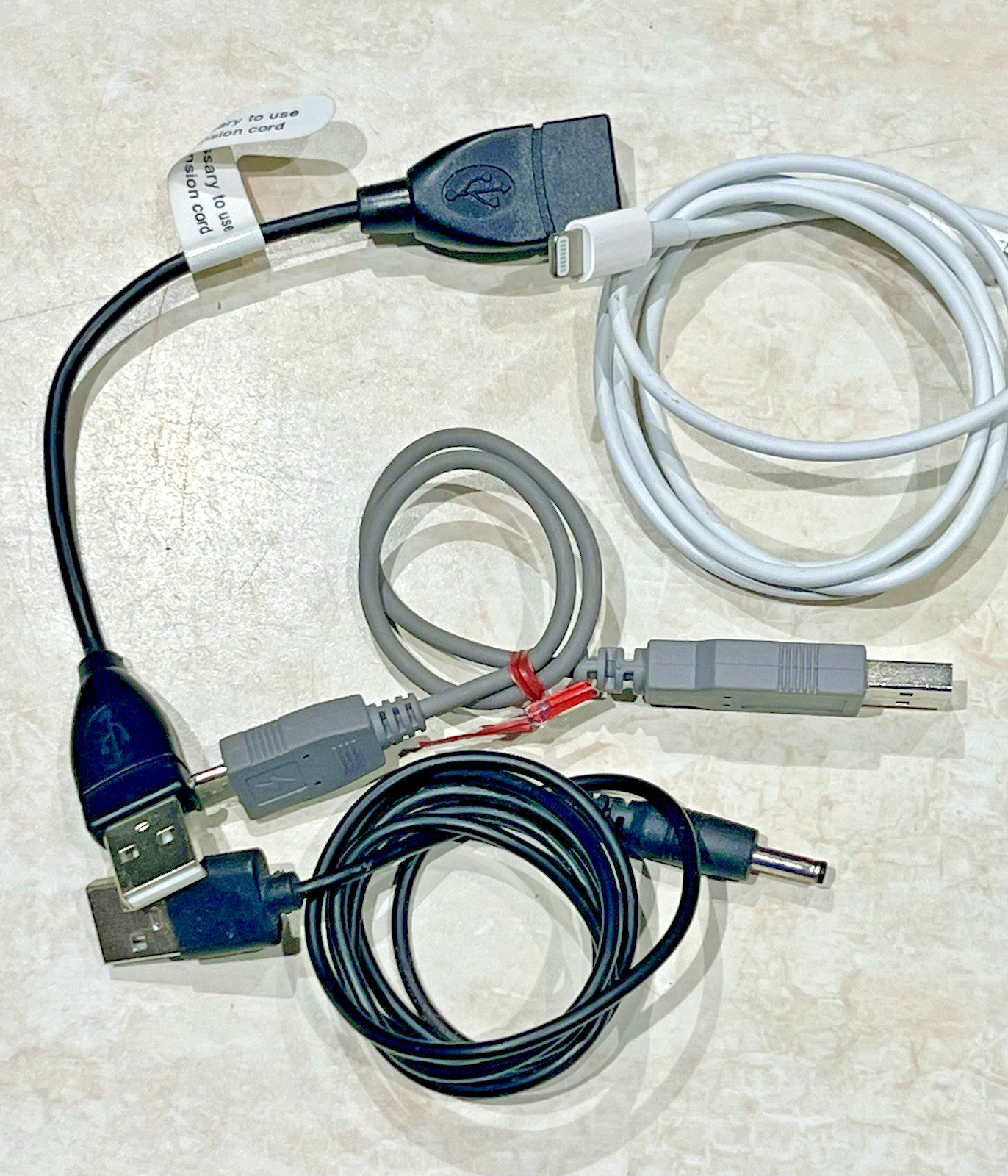 Wall Charger and USB – Various Cable Lot/24 Items as Shown RoH8 Intertek ++
