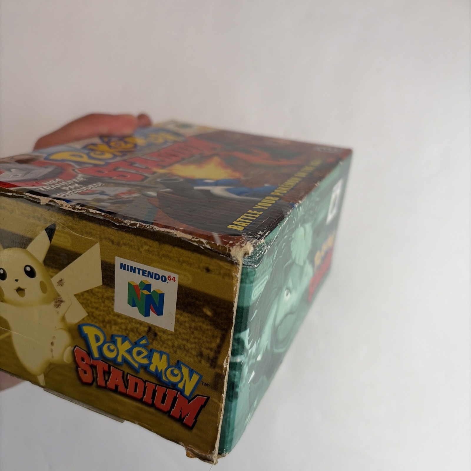 Pokemon Stadium – Nintendo 64 Big Box w/ Transfer Pak (Tested)
