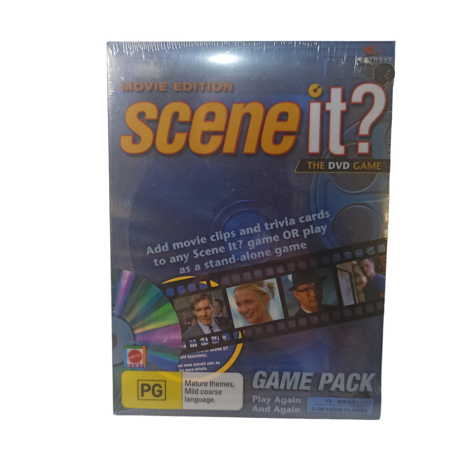 Scene It? Movie Edition DVD Video Game Quiz Guessing Region 0 Brand New
