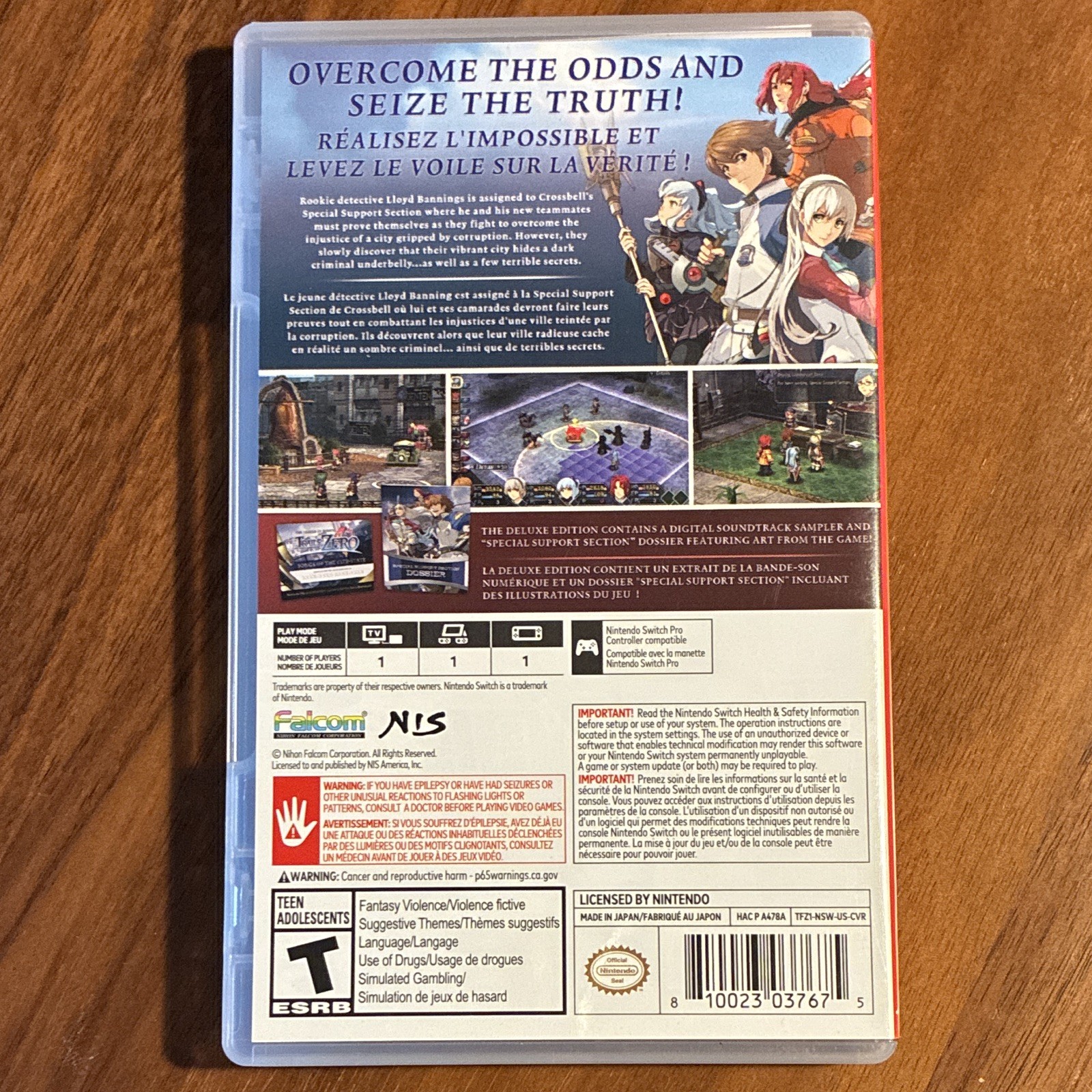 NIS America The Legend of Heroes: Trails from Zero Deluxe Ed. T Nintendo Switch