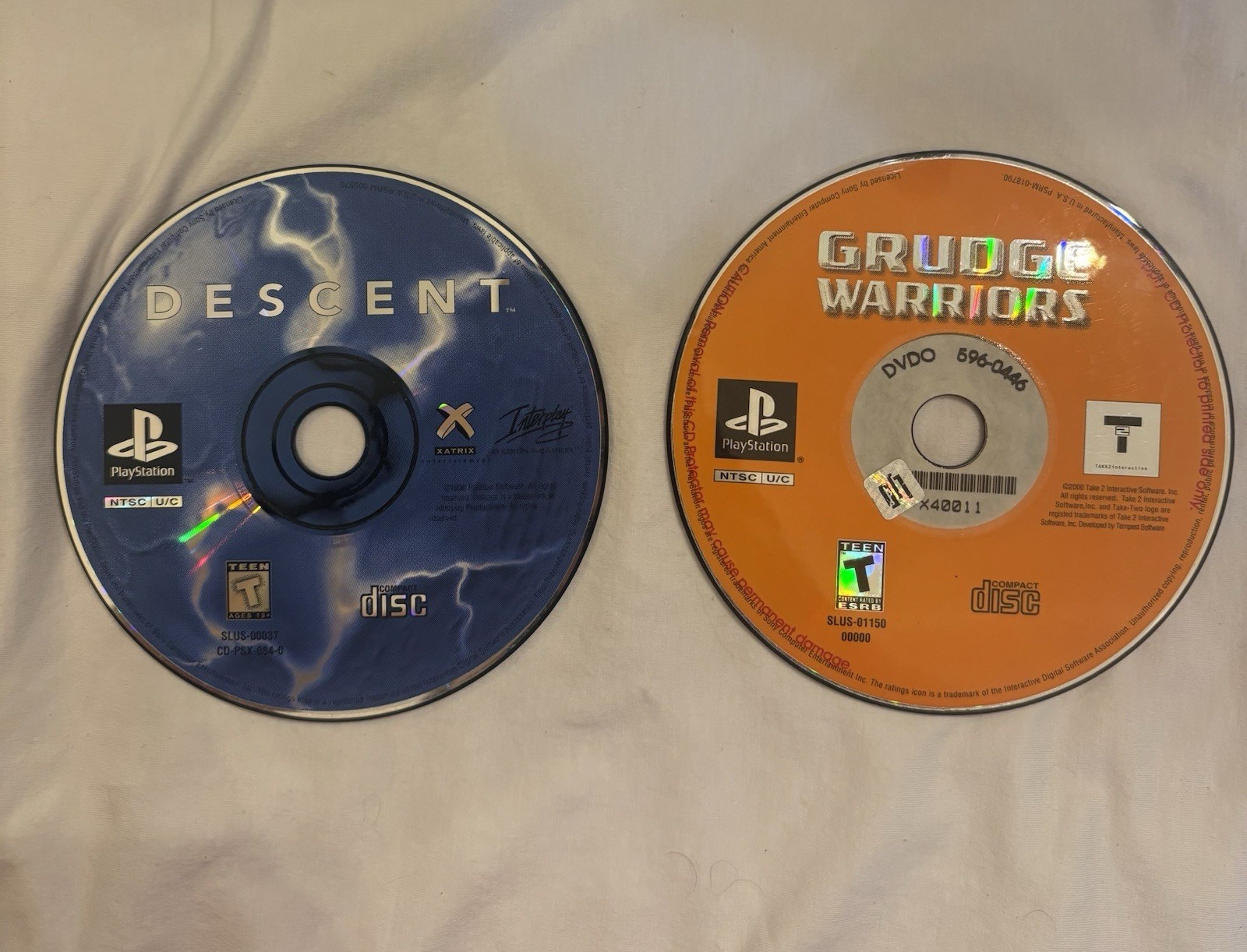 Ps1 Games (Descent, Grudge Warriors)