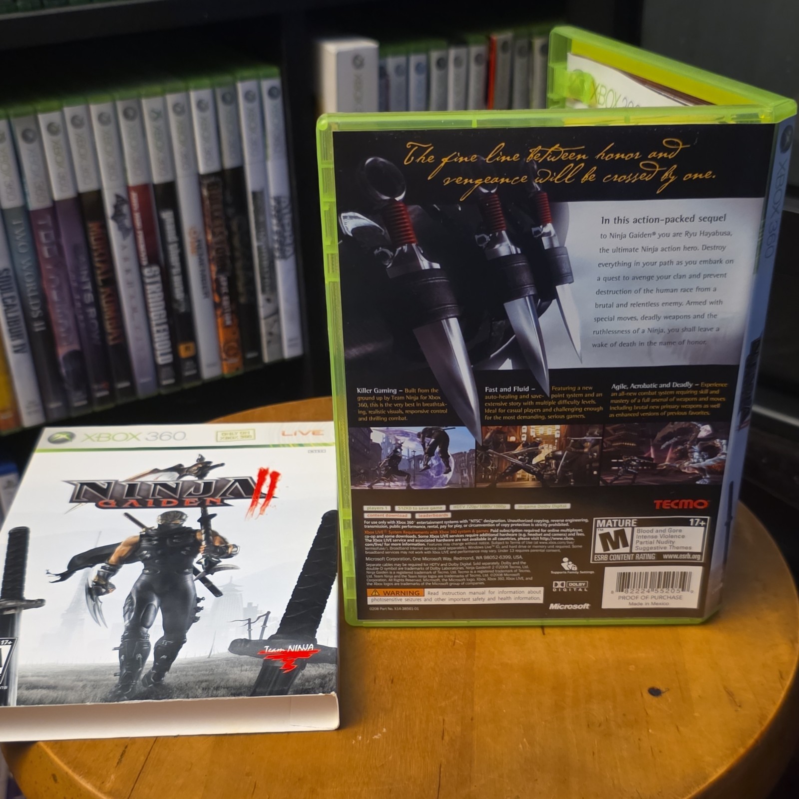 Tecmo Ninja Gaiden II (Microsoft Xbox 360) NTSC-U/C M Complete w/ Manual