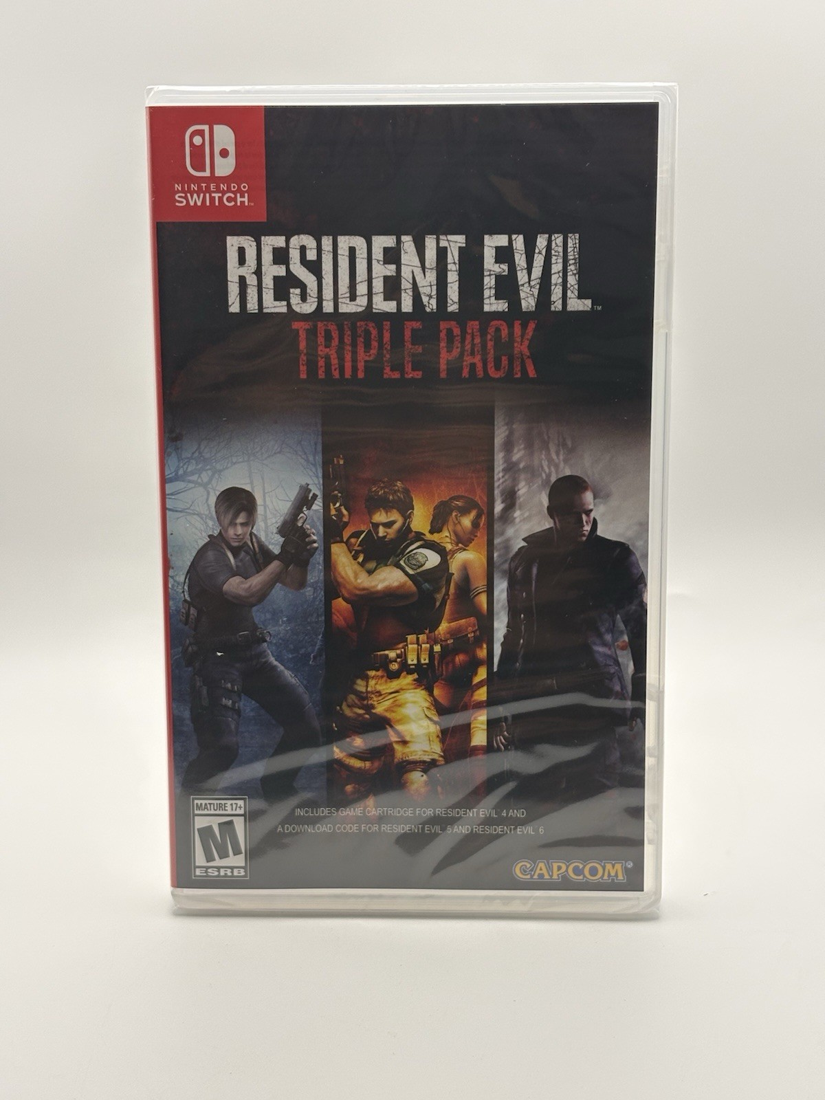 Resident Evil Triple Pack Nintendo Switch New Sealed RE4 RE5 RE6