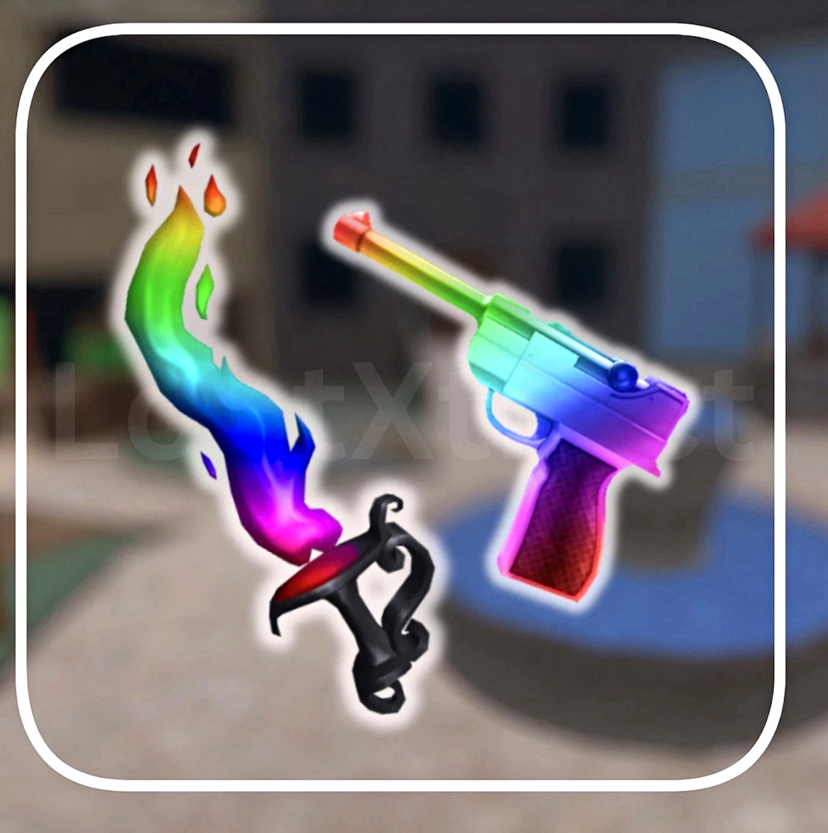 Chroma Luger & Chroma Candleflame | MM2 Murder Mystery 2| Limited Edition