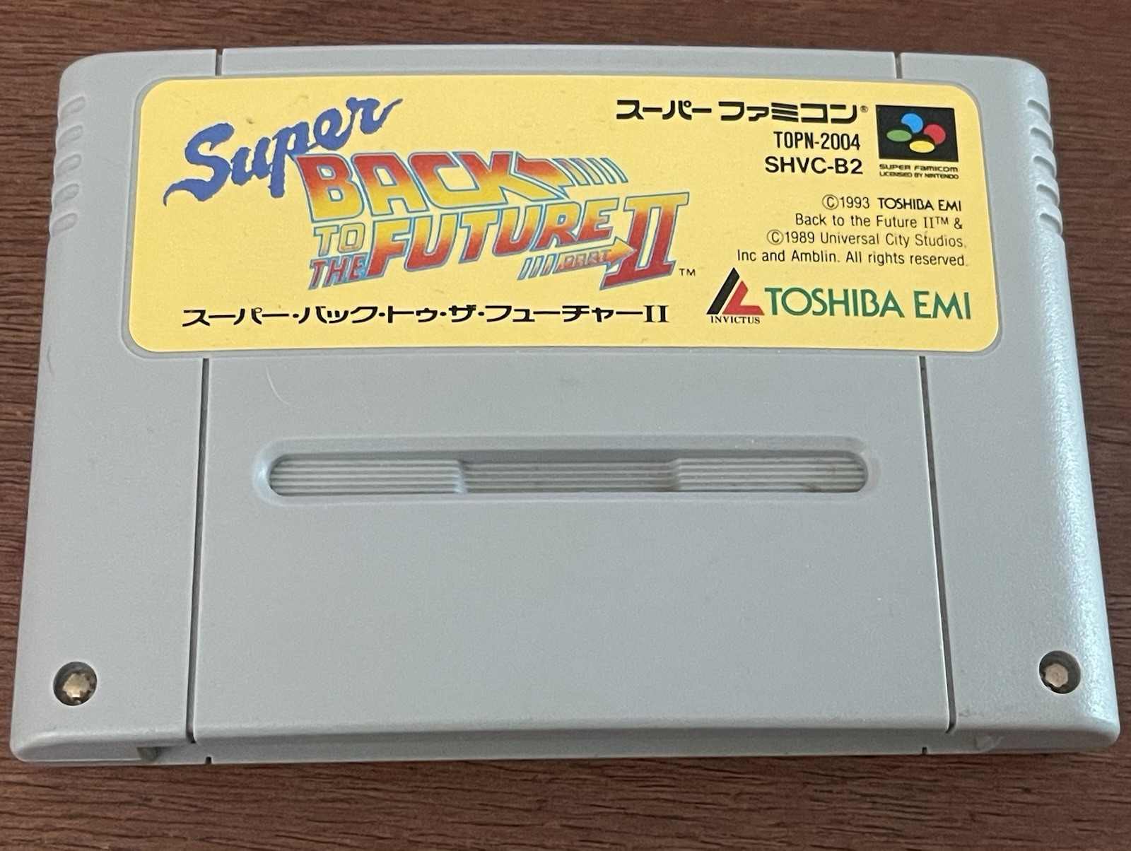 Super Back To The Future Part II SFC Super Famicom SNES Cleaned Tested Working
