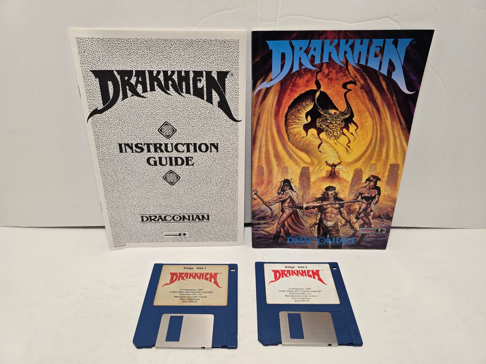 Drakkhen w/ Manual & Inserts 3.5″ Commodore Amiga