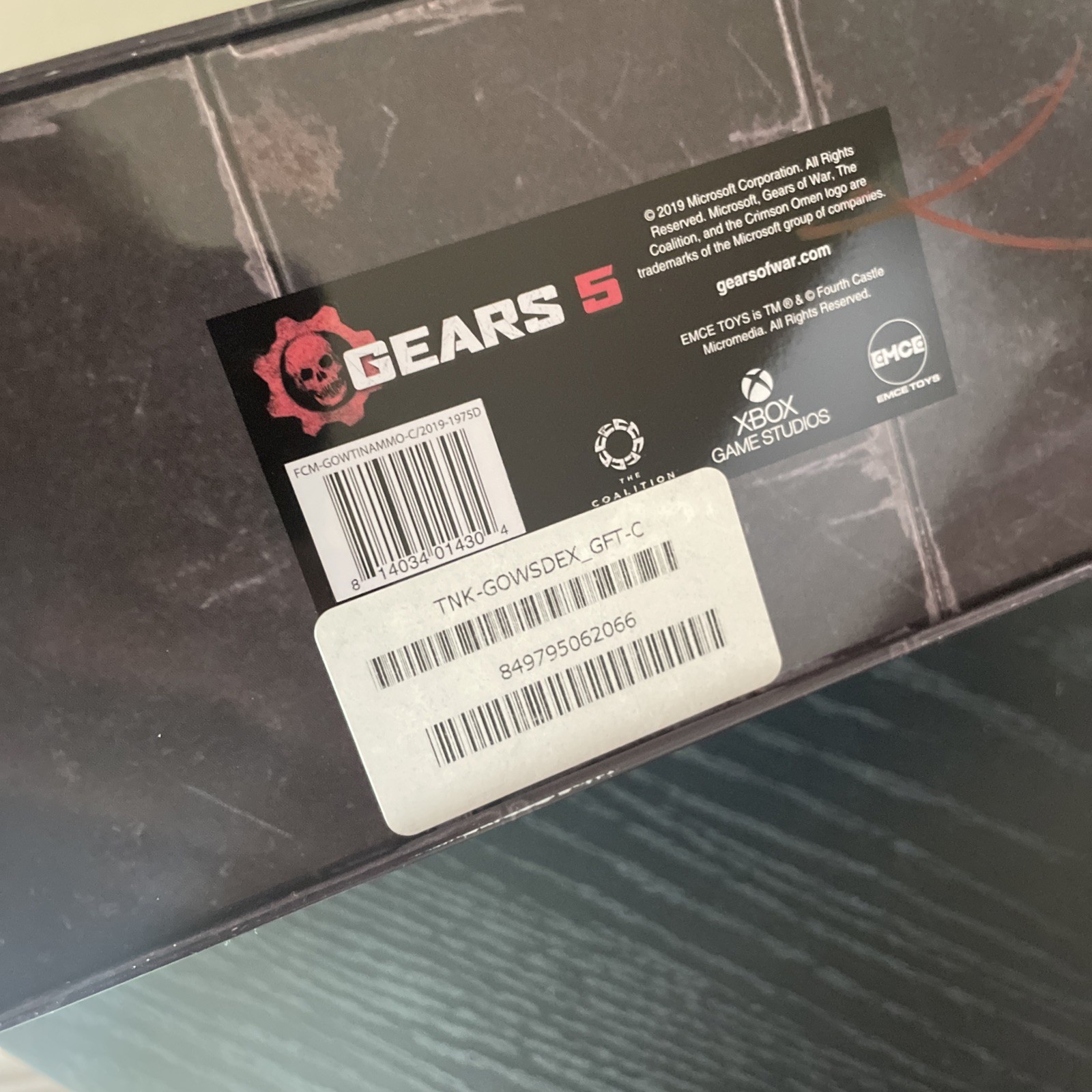 Gears Of War Tin Ammunition Storage Box | Collectible Gears 5 Bundle