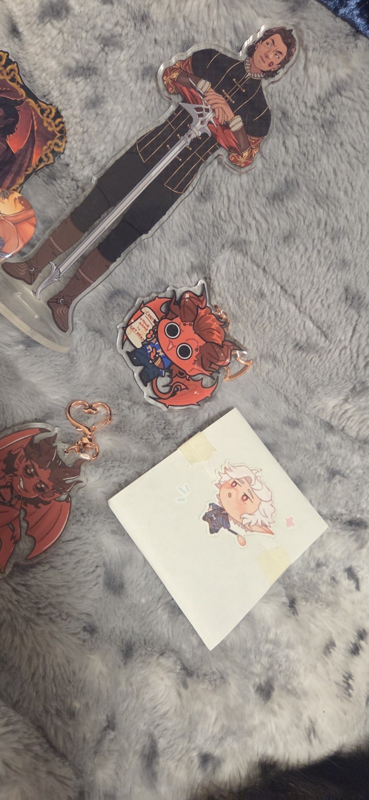 Lot of Baldur’s Gate 3 Fan-Made Etsy Goods || BG3 || Acrylics, Standees, Pins