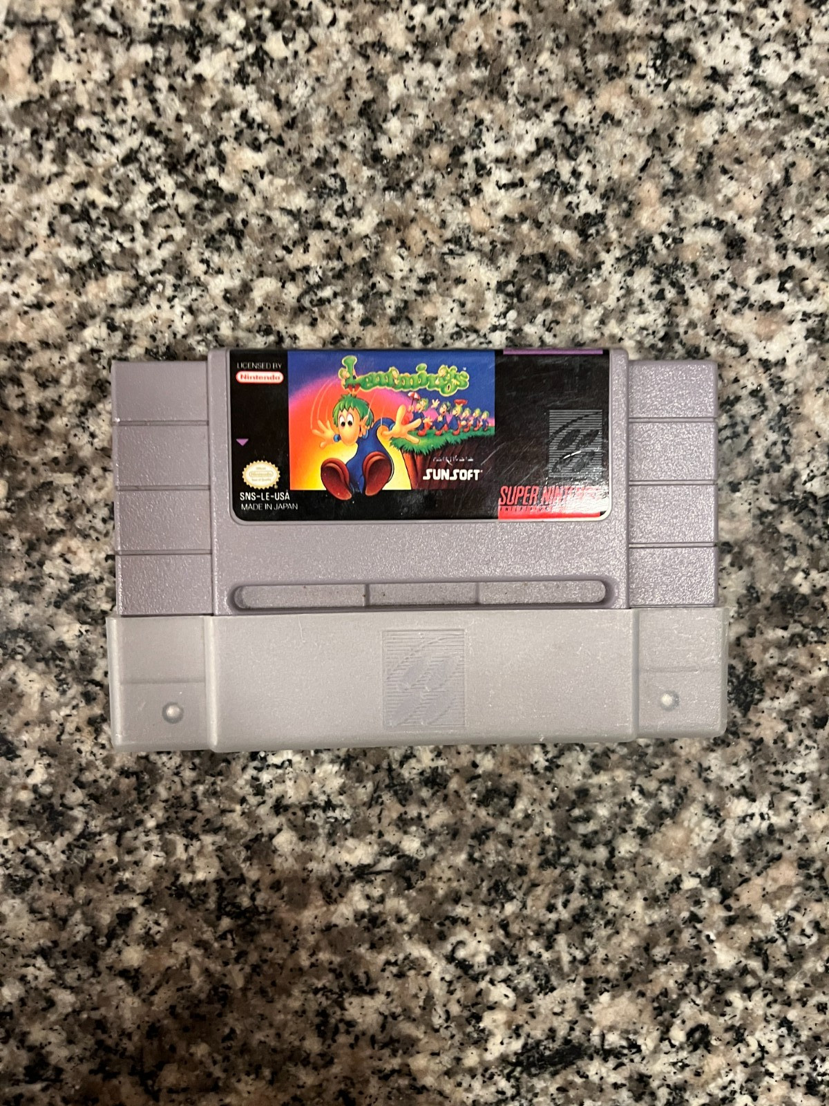 Lemmings (Super Nintendo Entertainment System, 1992) – Game only