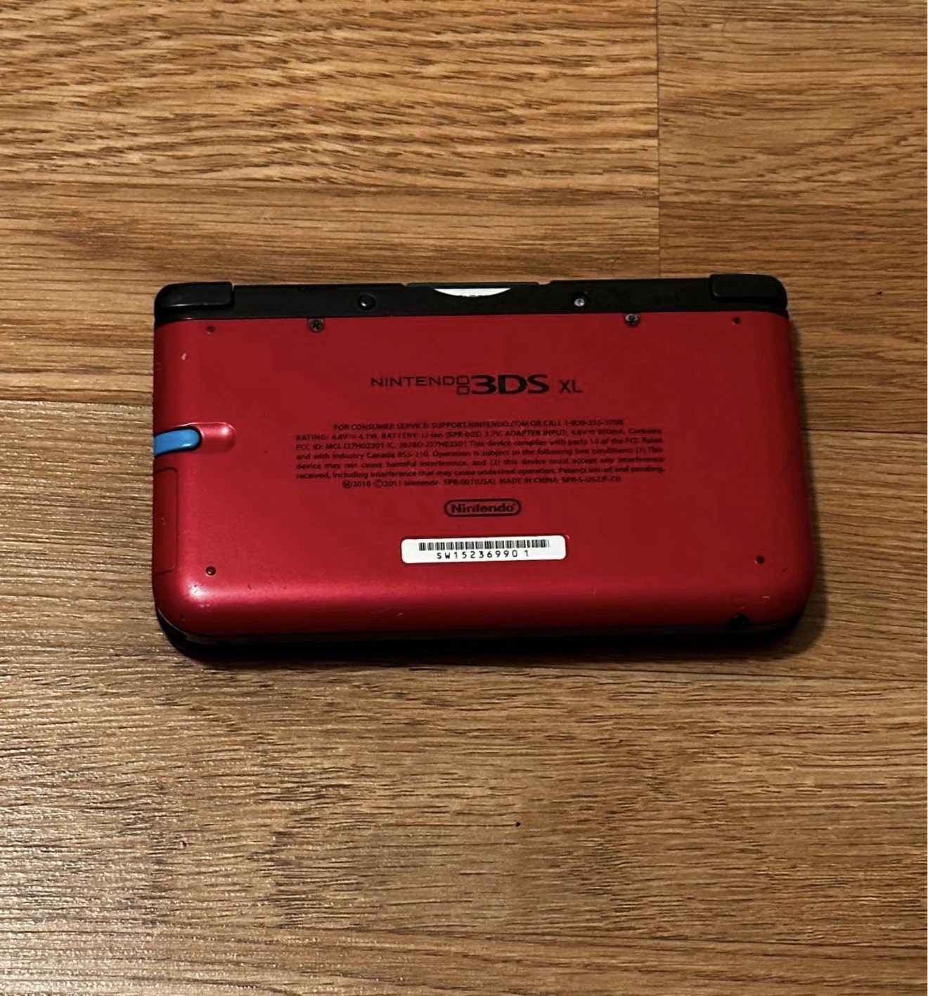 Nintendo 3DS XL Red/Black Handheld System 3D Wi-Fi NTSC-U/C SPR-001