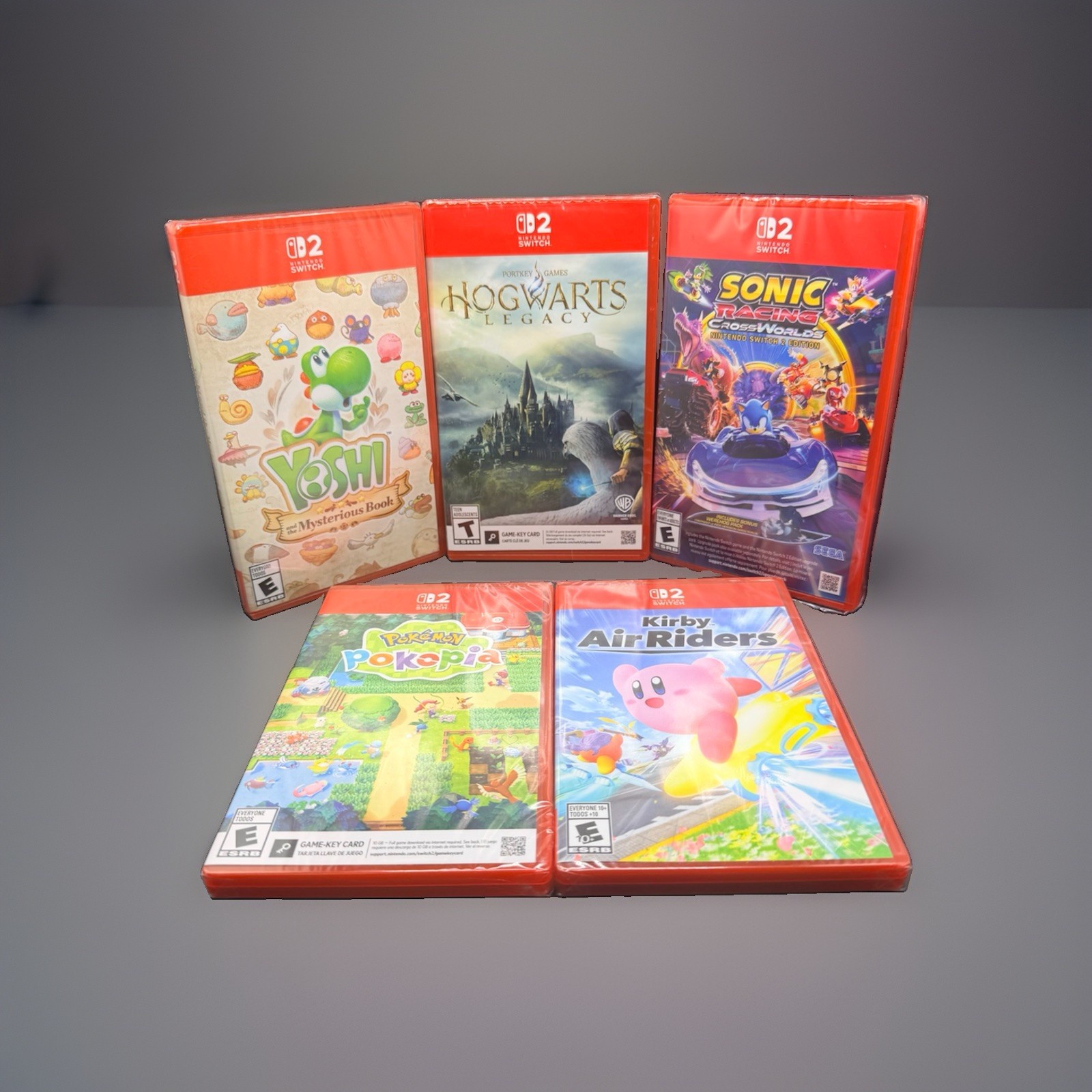 Pokémon Pokopia Hogwarts Sonic Kirby Yoshi Book Nintendo Switch 2 | Game Lot New