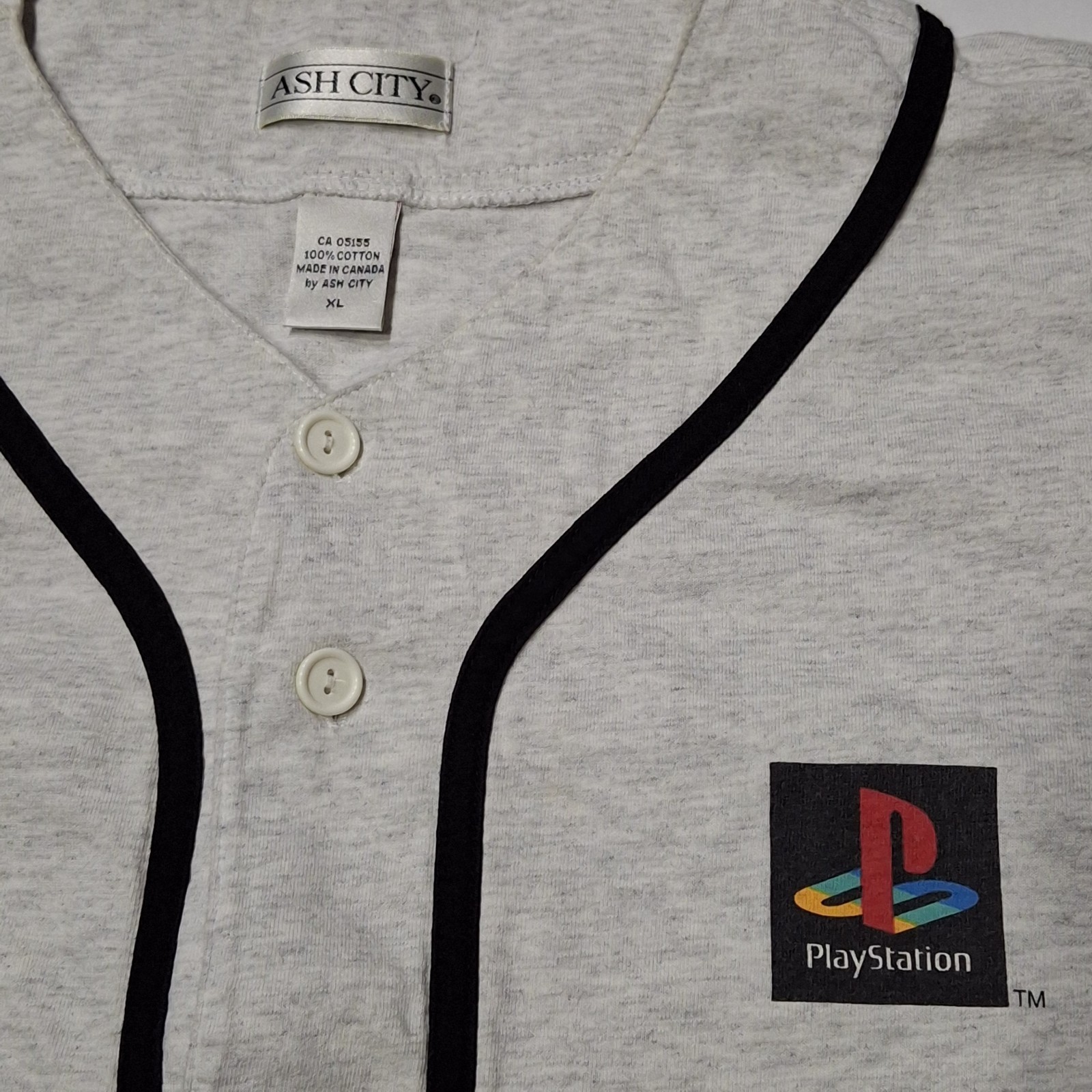 PlayStation Employee Jersey – 1 Billion Sales Milestone in 1998 Grey XL – Rare!